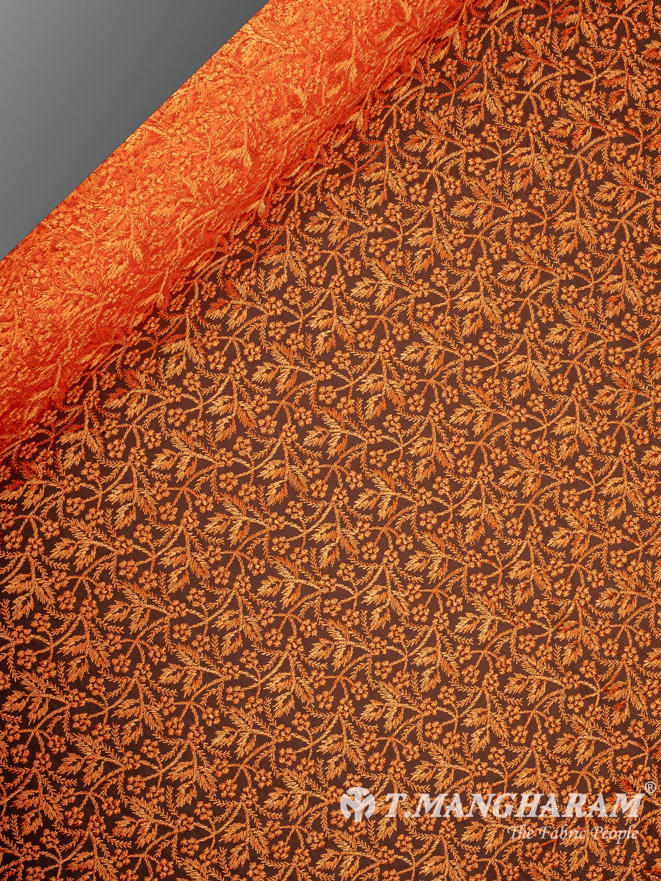 Orange Net Fabric - EB9912