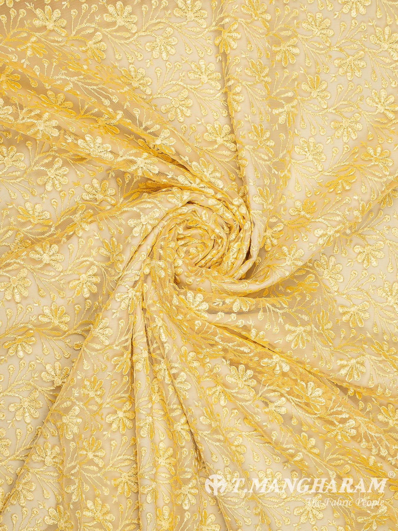 Yellow Net Fabric - EB9930