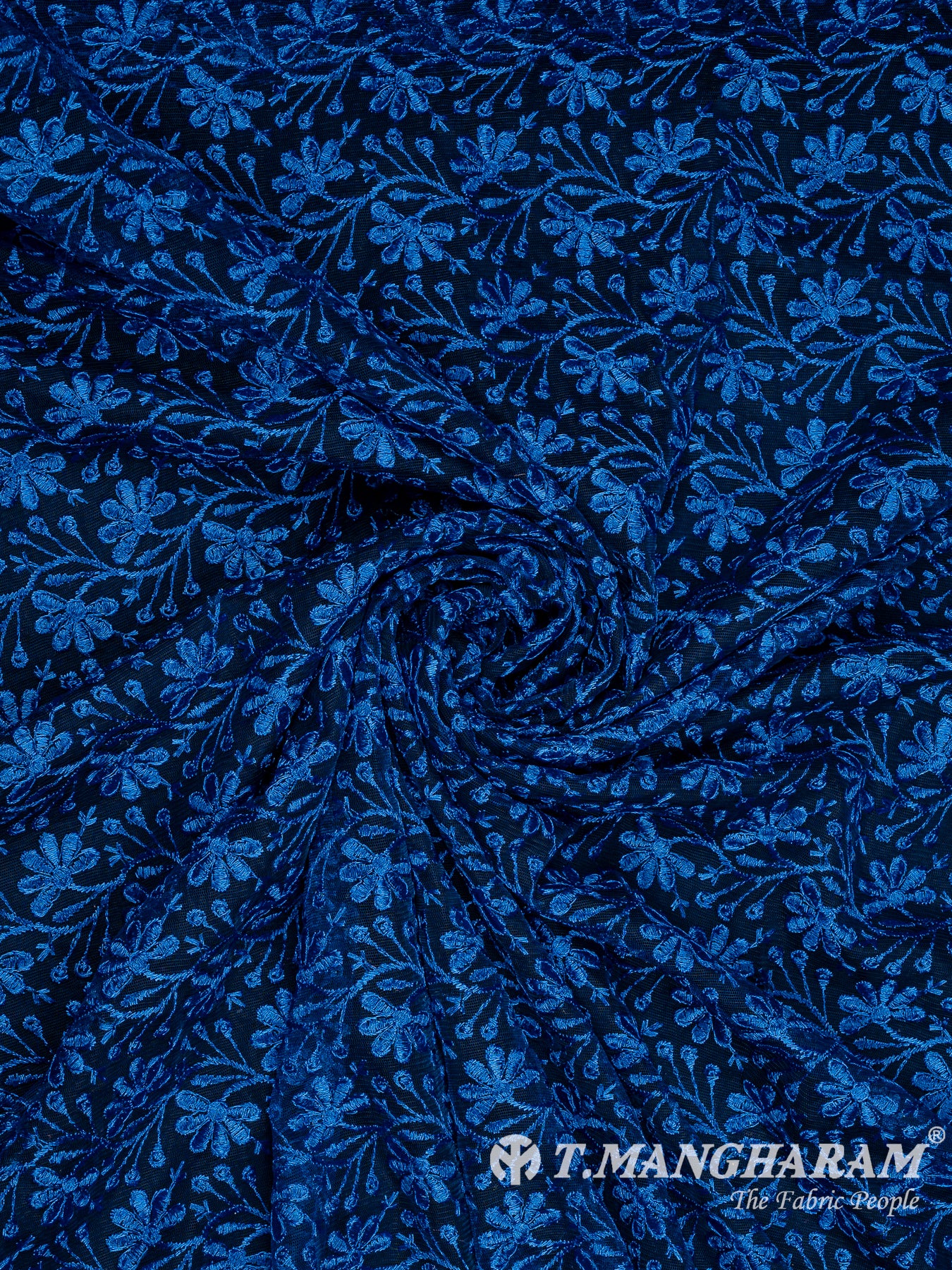 Blue Net Fabric - EB9929