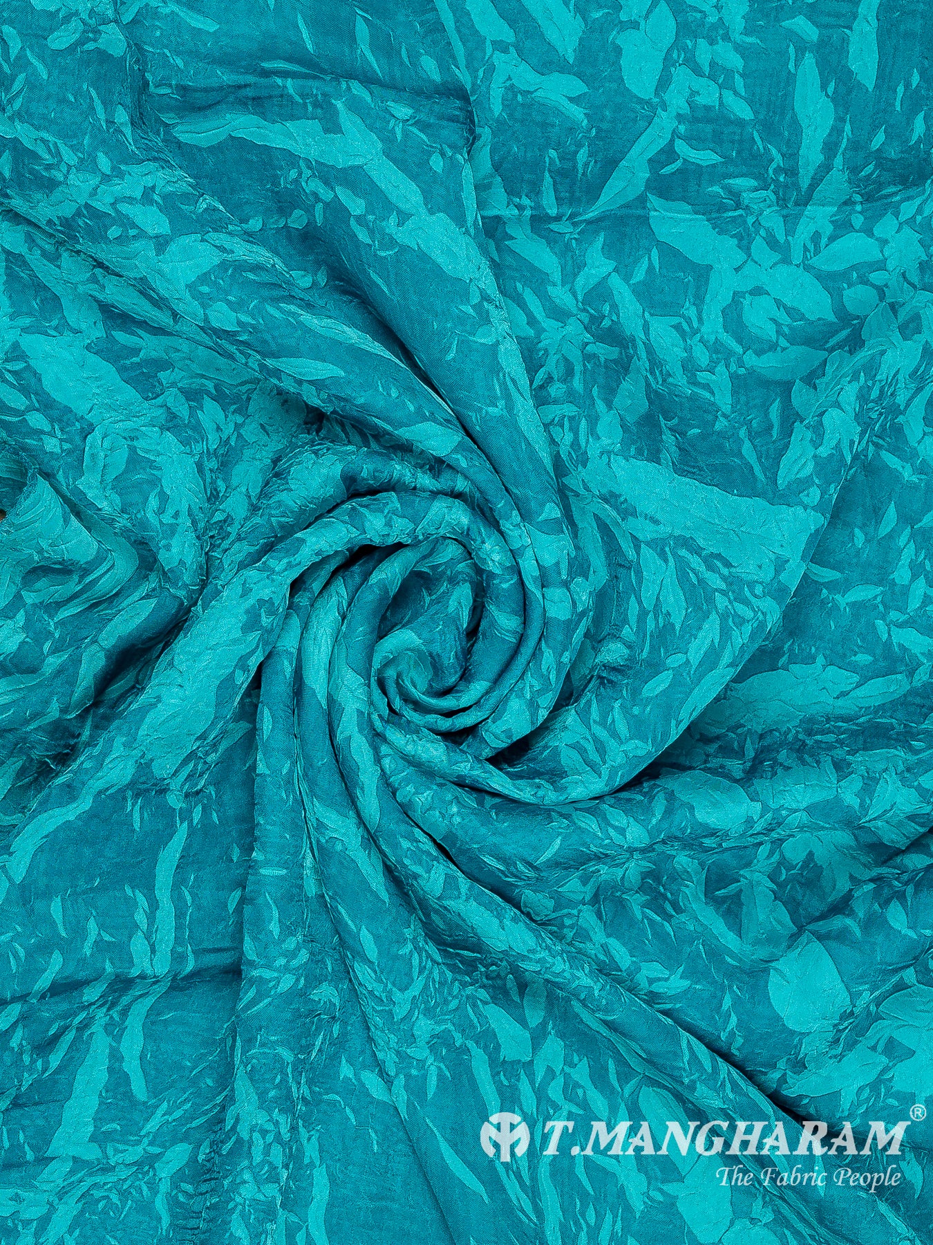 Blue Satin Fabric - EC13479