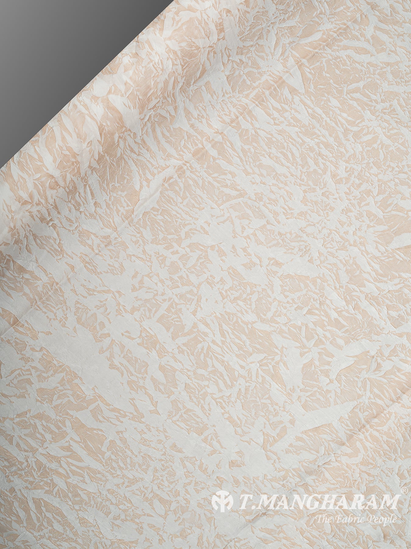 Beige Satin Fabric - EC13491