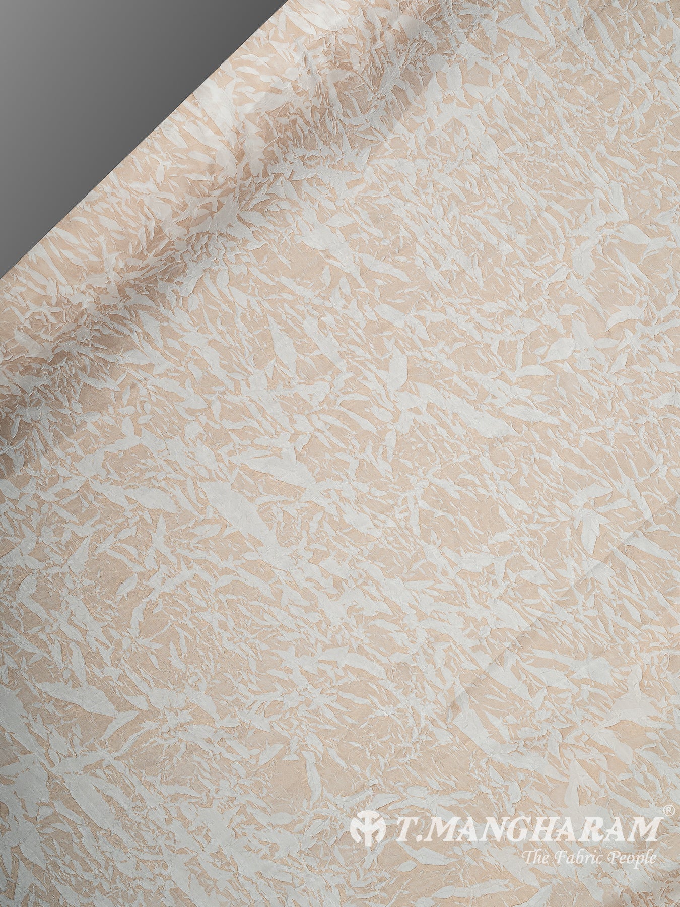 Beige Satin Fabric - EC13492