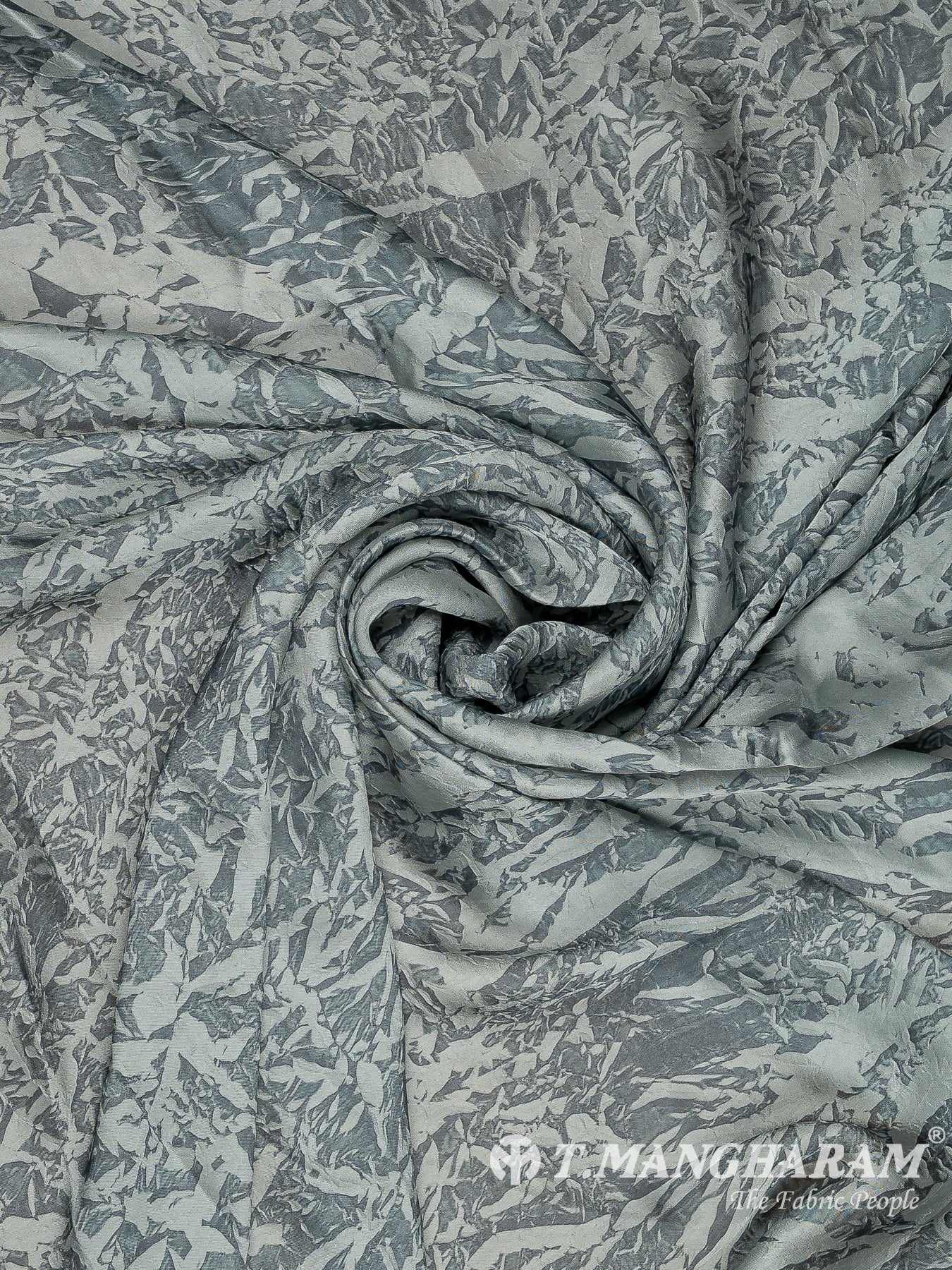 Grey Satin Fabric - EC13474