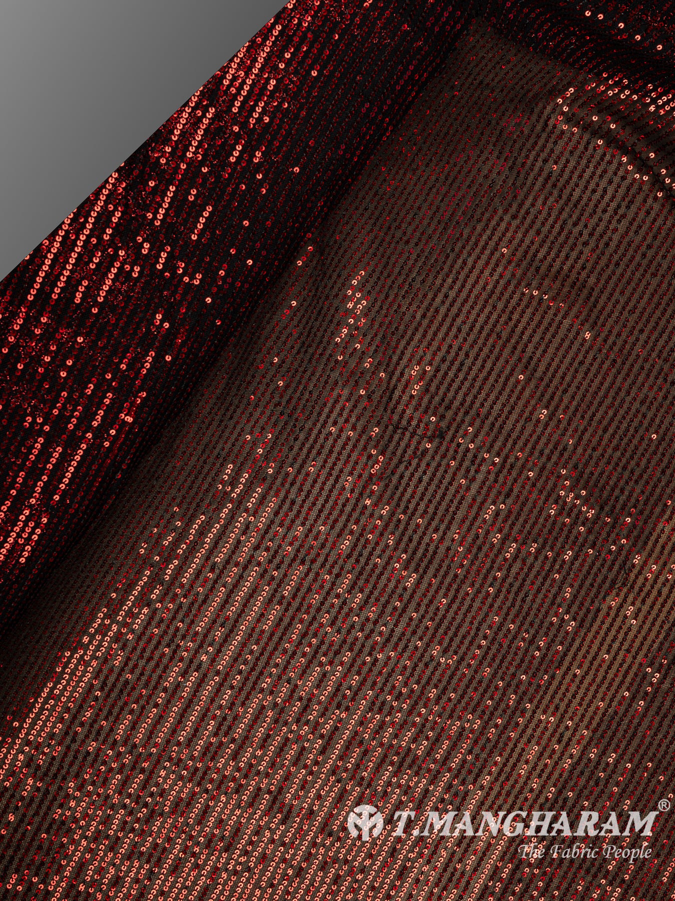 Maroon Stretch Net Fabric - EC13307