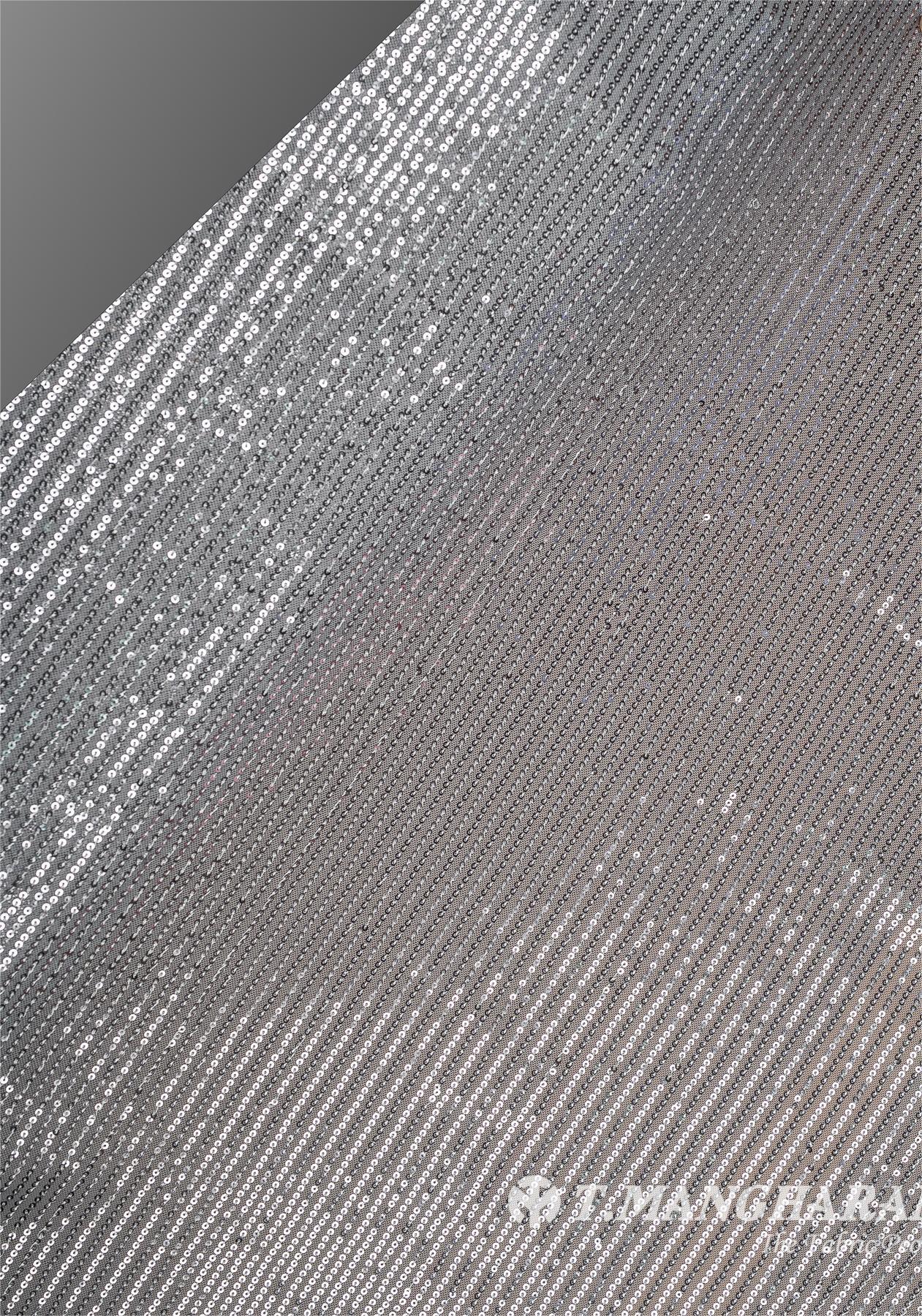 Silver Stretch Net Fabric - EC13301
