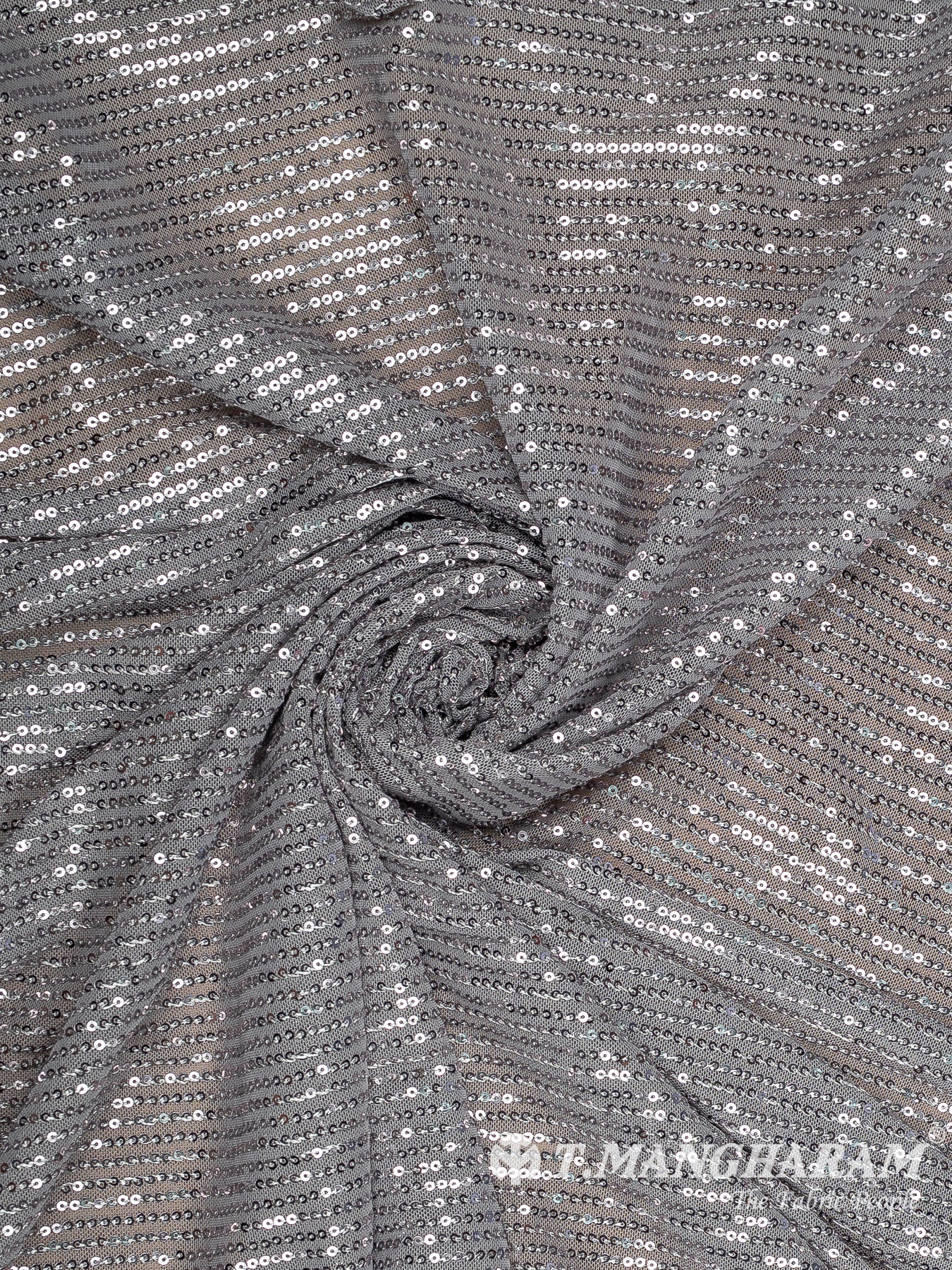 Silver Stretch Net Fabric - EC13301