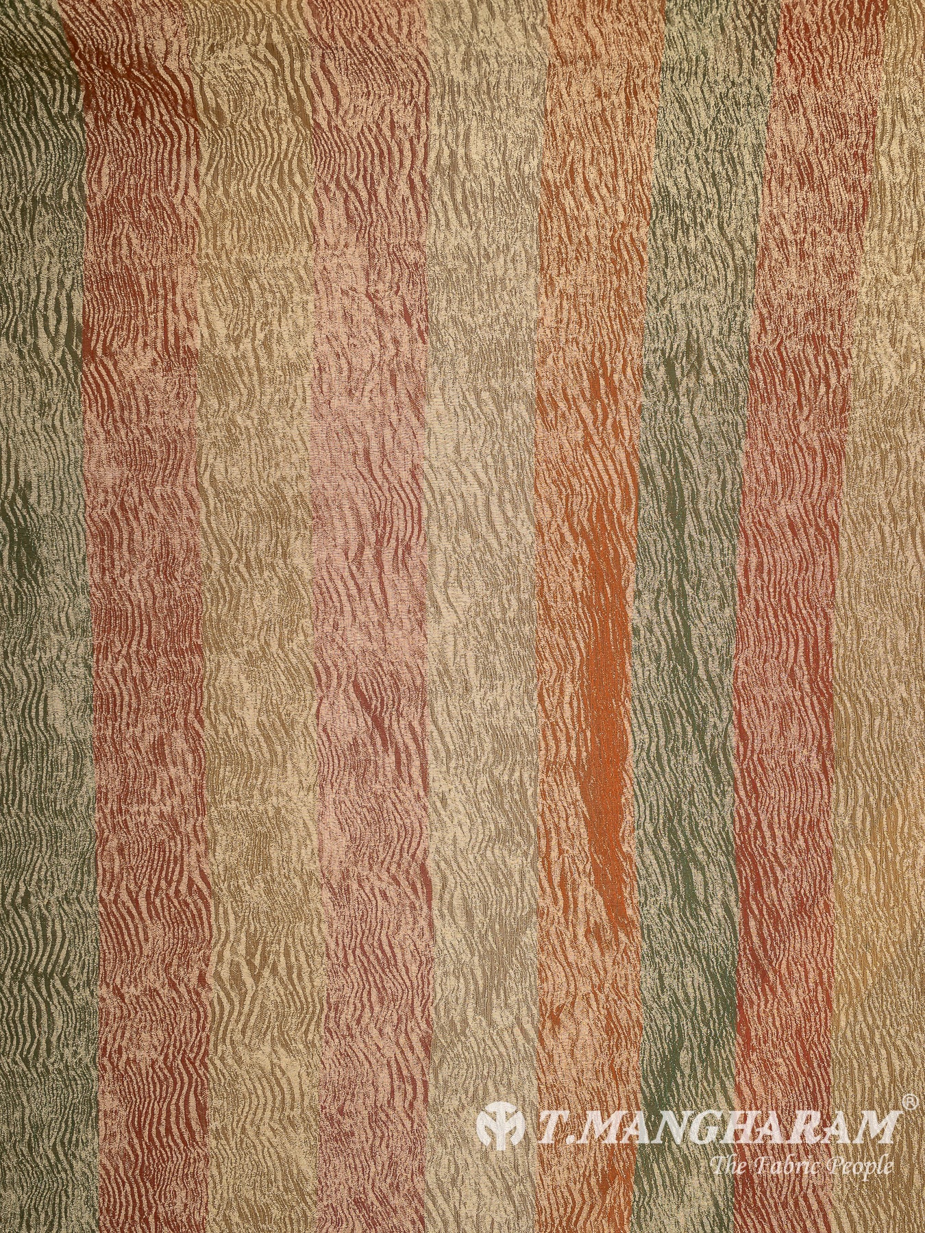 Multicolor Crushed Tissue Fabric - EC13424