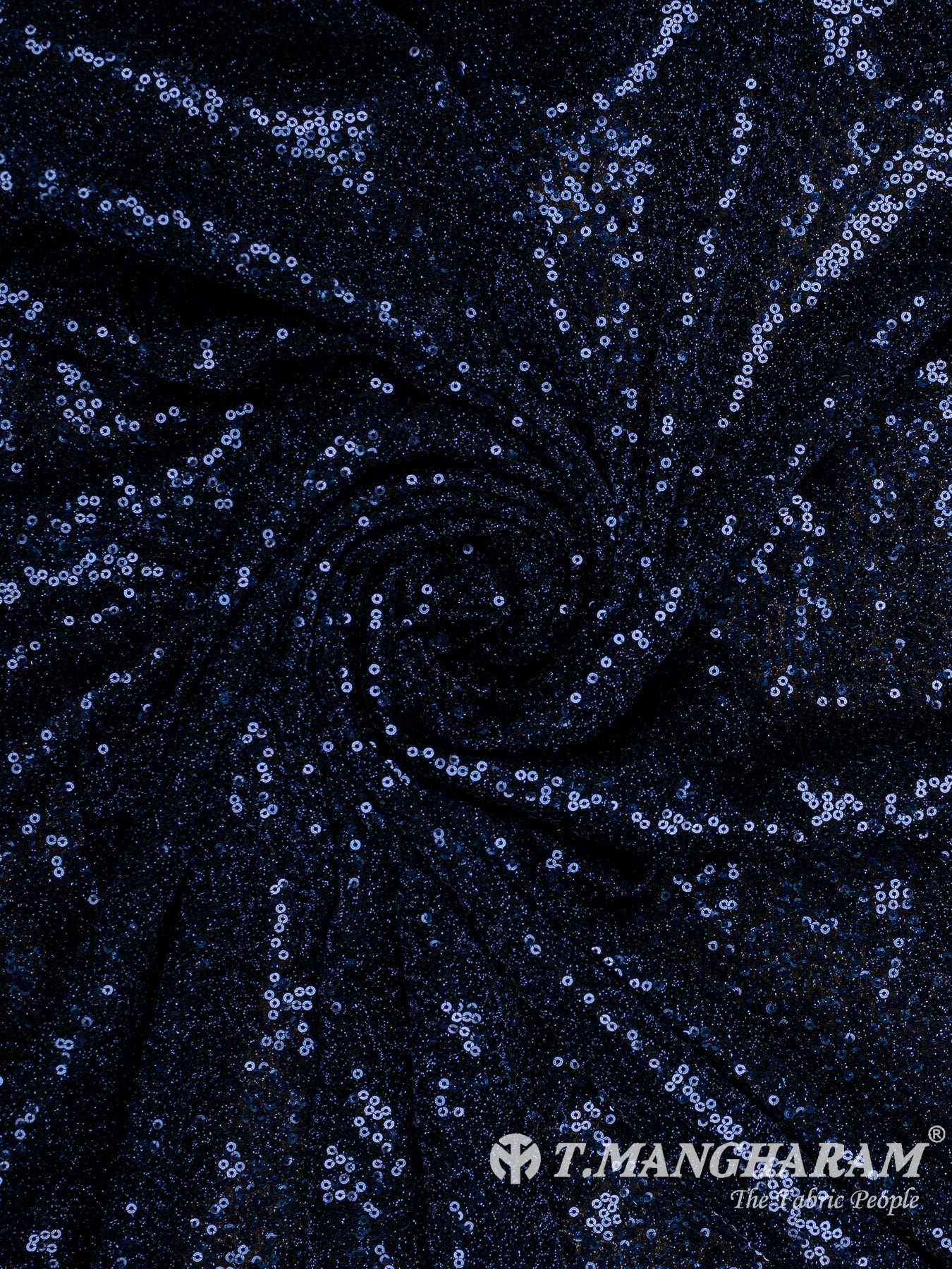 Blue Stretch Net Fabric - EB10095