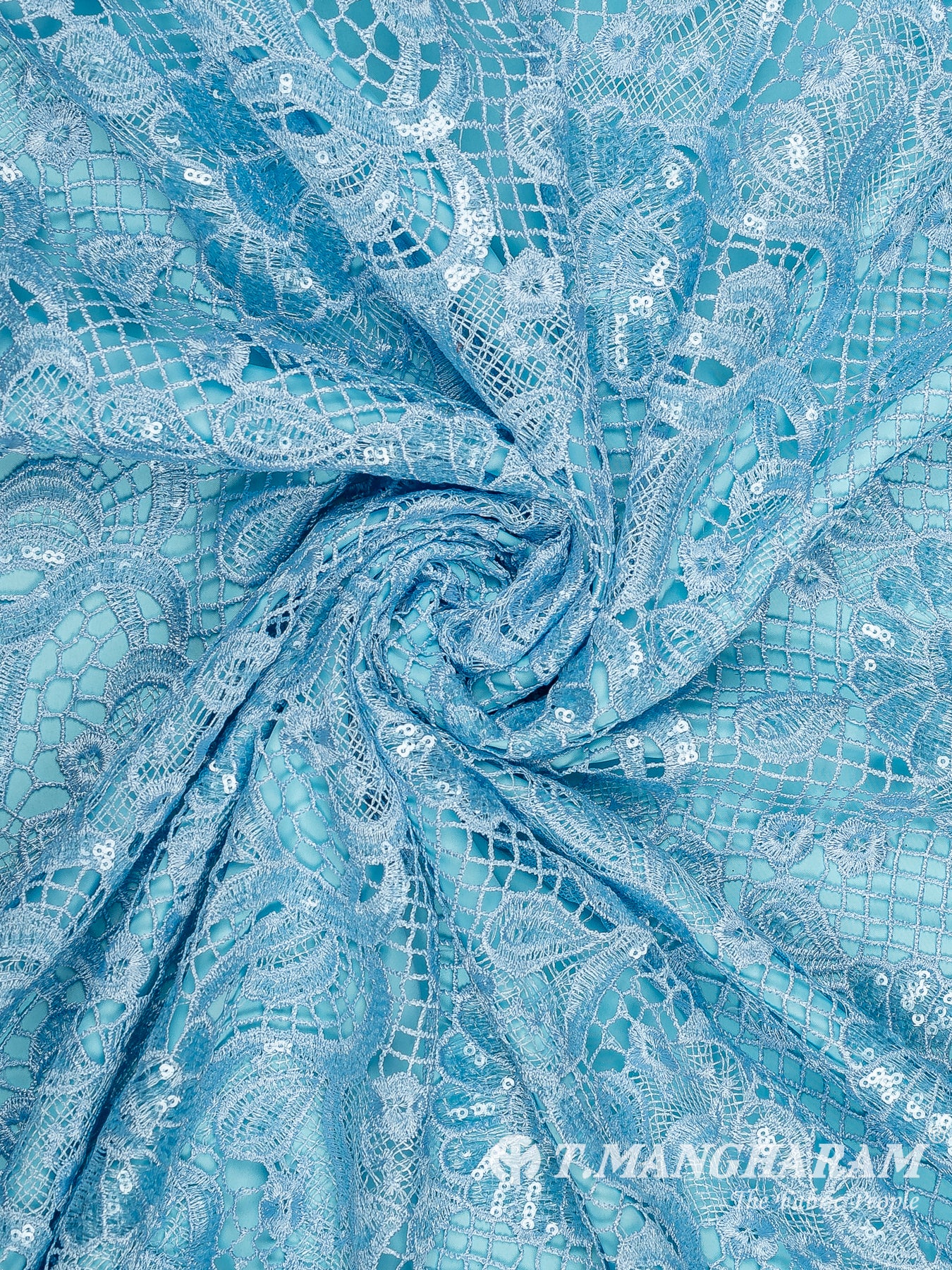 Blue Net Fabric - EC13533