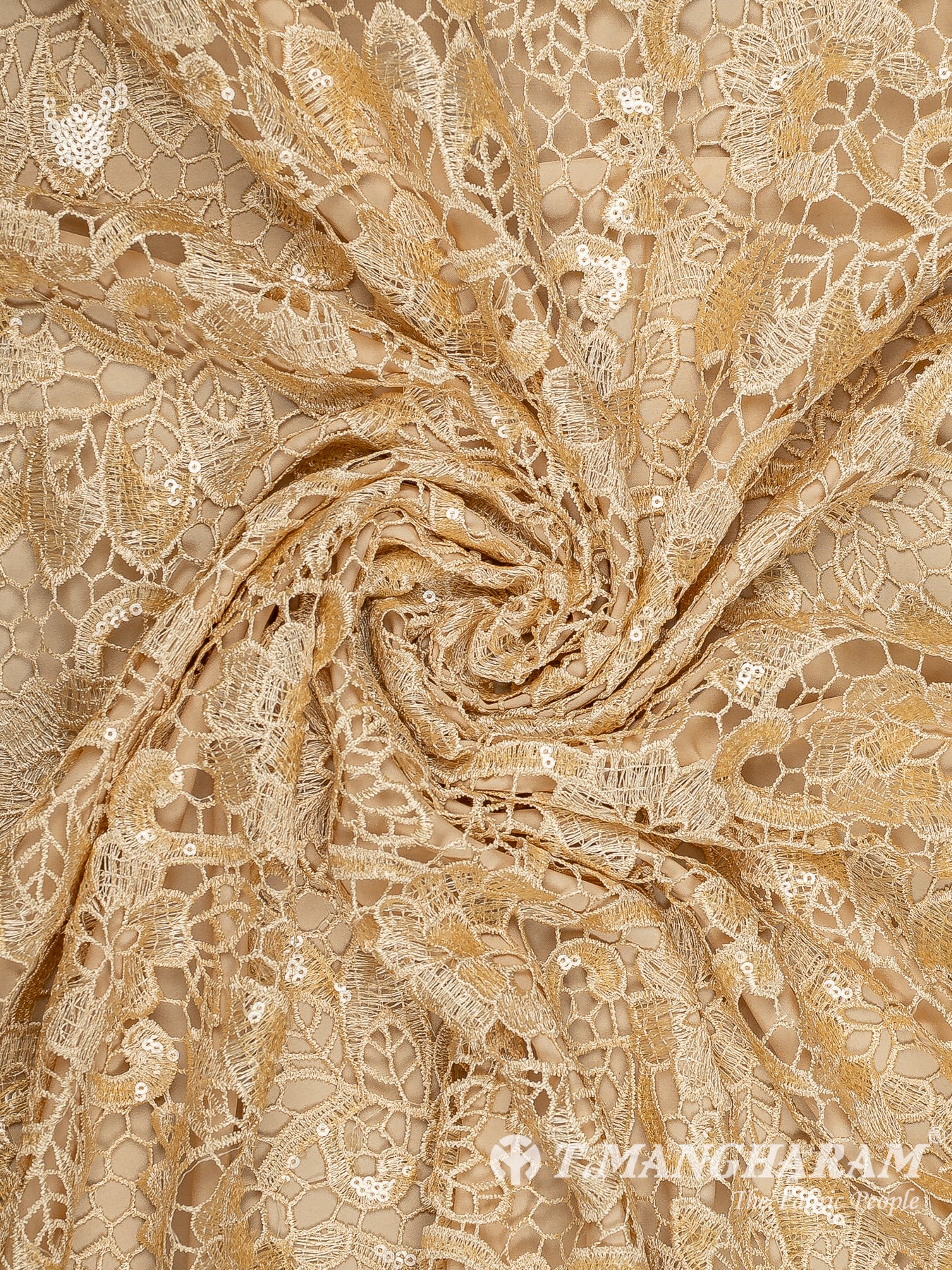 Beige Net Fabric - EC13537
