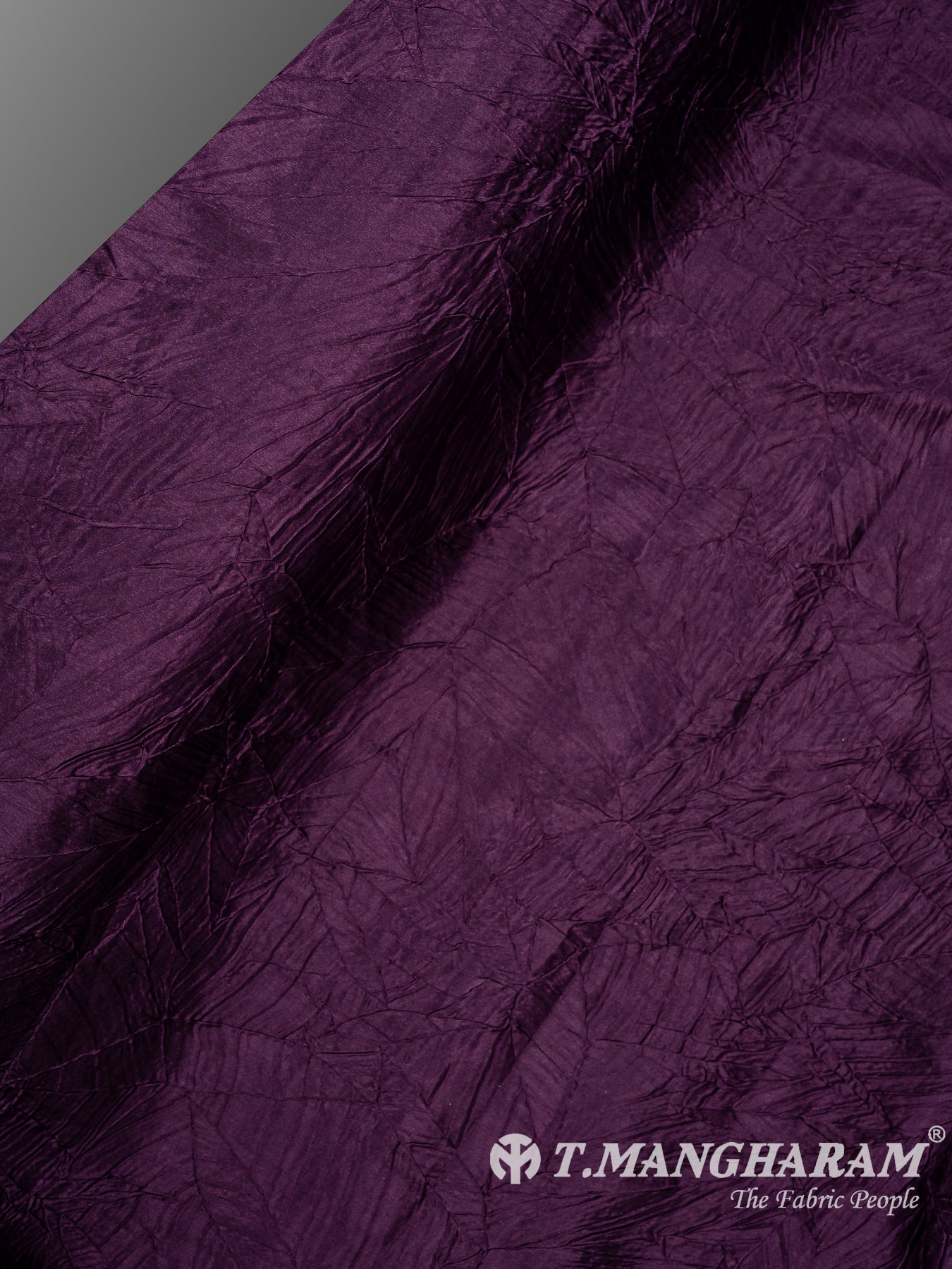 Purple Embossed Satin Fabric - EB10082