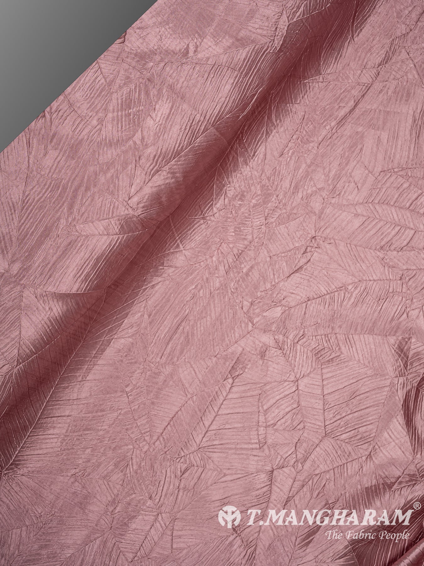 Pink Embossed Satin Fabric - EB10080