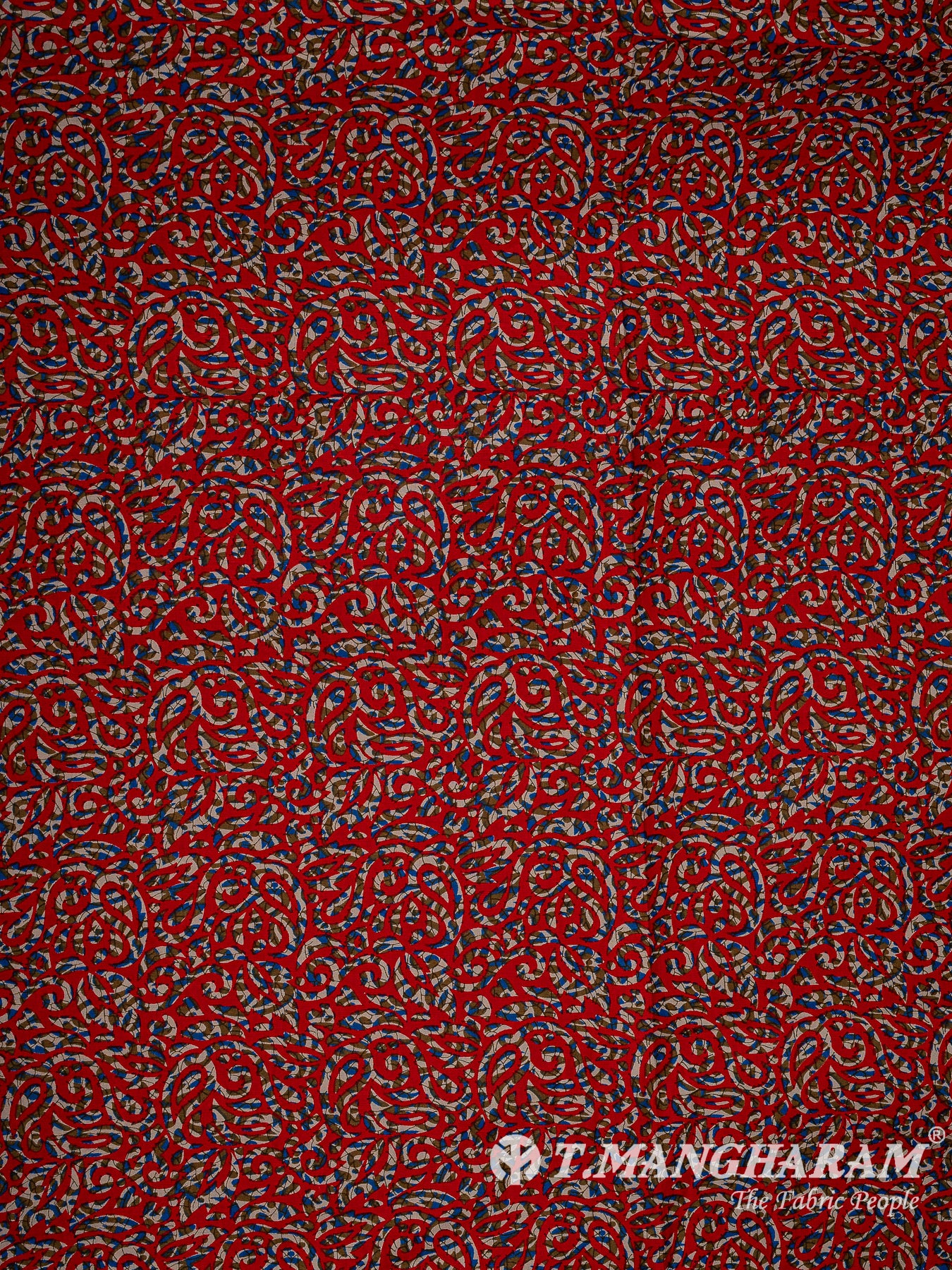 Red Cotton Fabric - EC13780