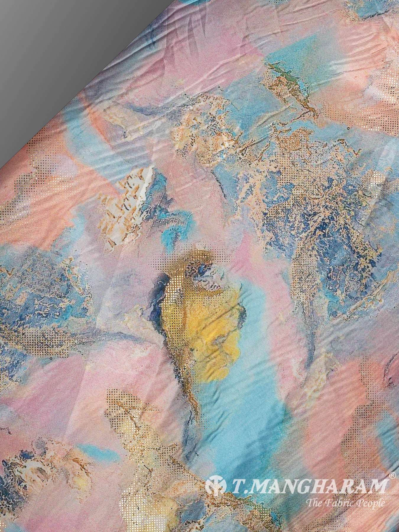 Multicolor Satin Fabric - EB10228