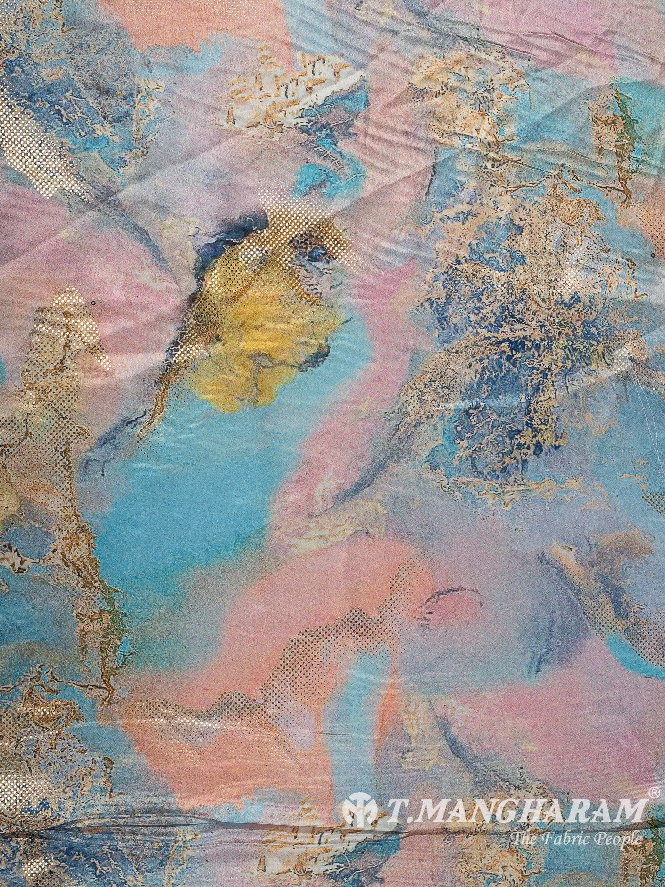 Multicolor Satin Fabric - EB10228