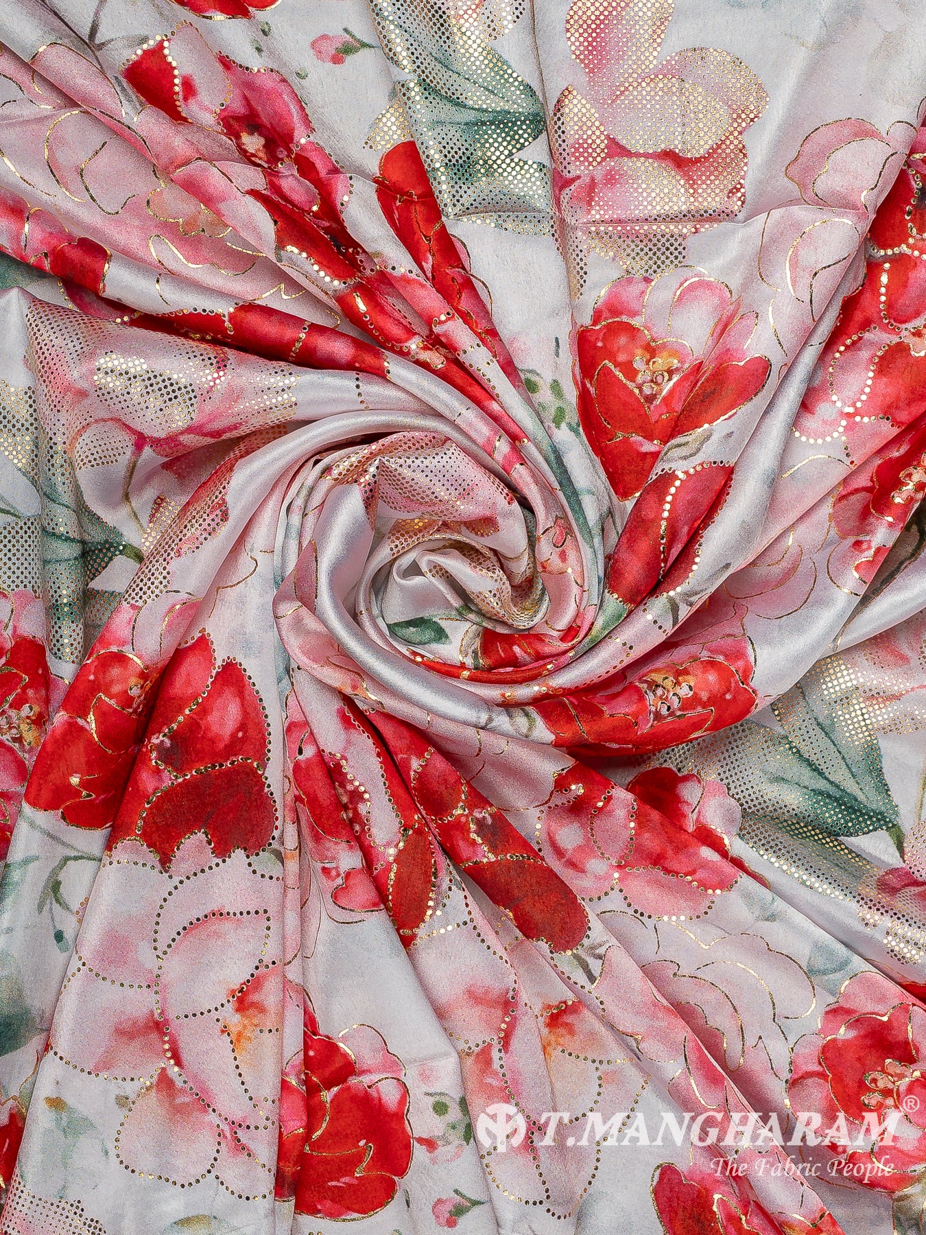 Cream Satin Fabric - EB10226