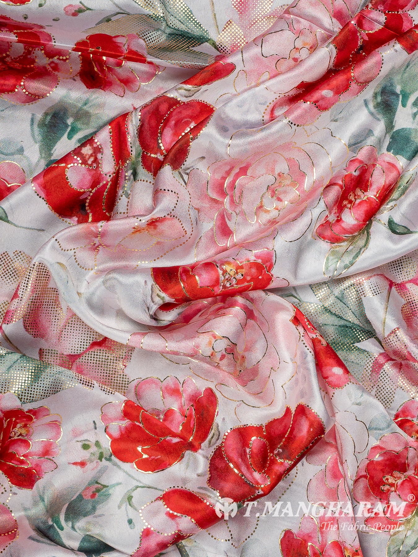 Cream Satin Fabric - EB10226