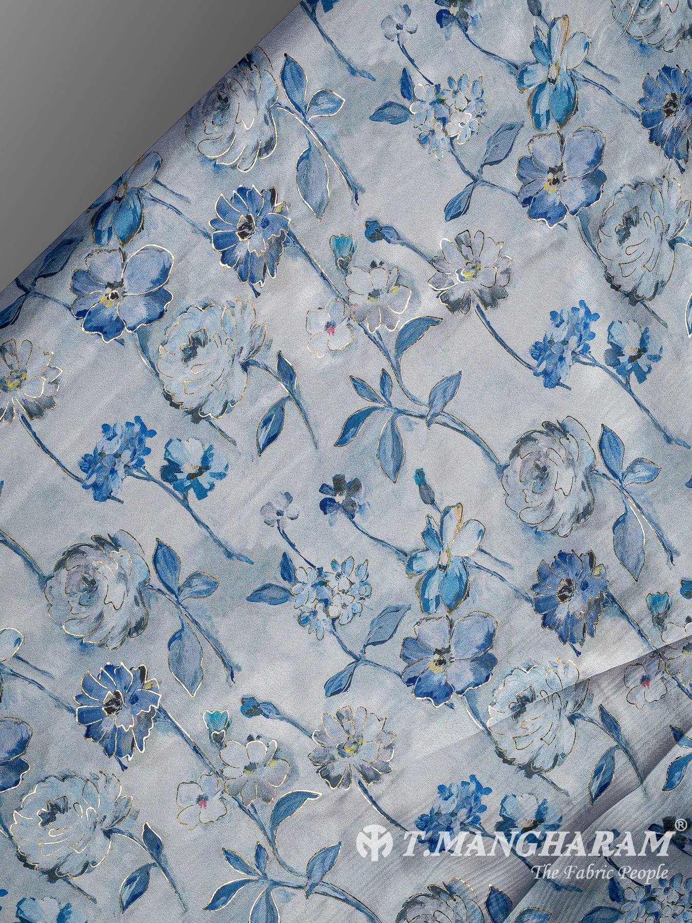 Grey Satin Fabric - EB10230