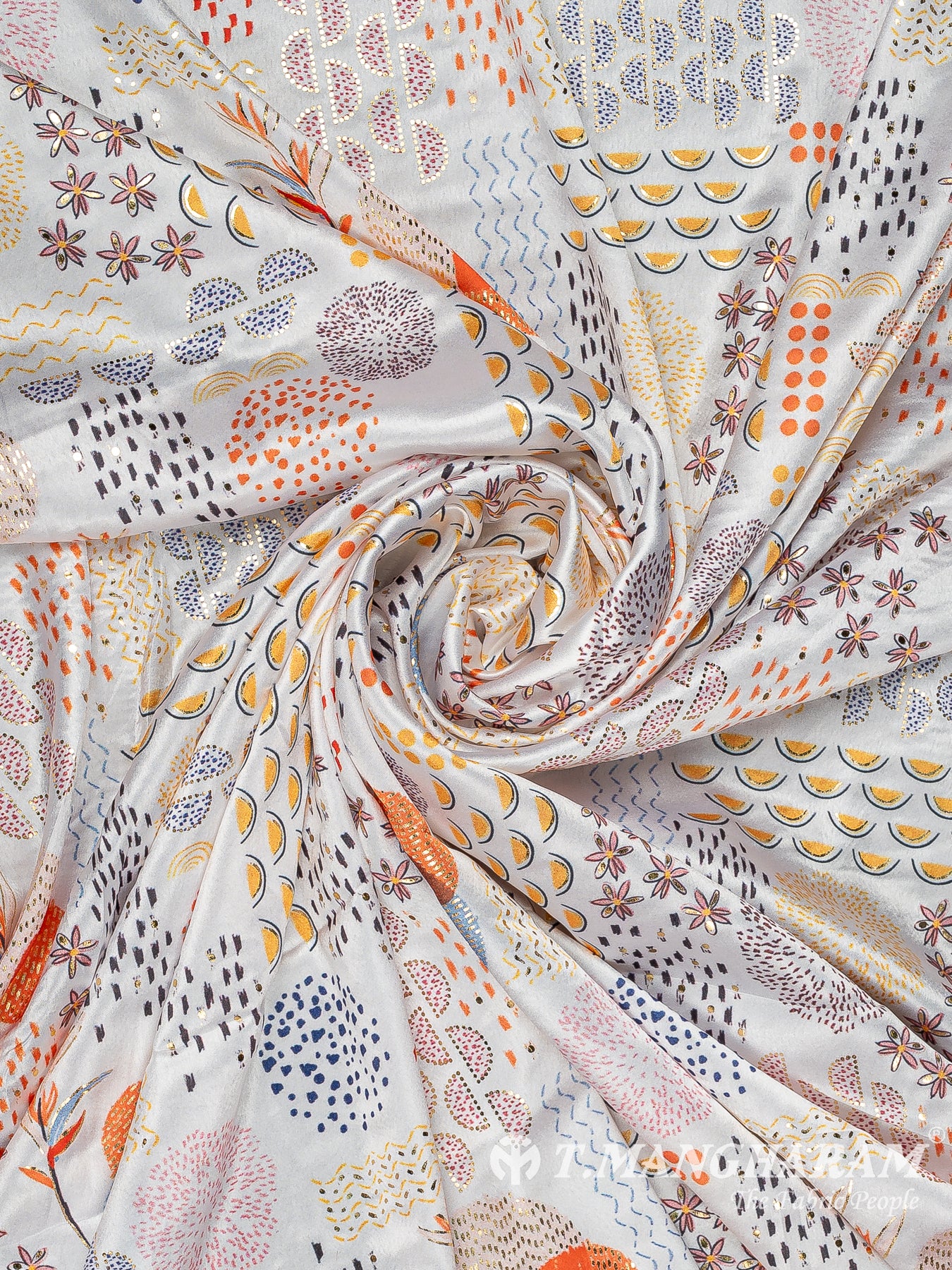 Cream Satin Fabric - EB10224