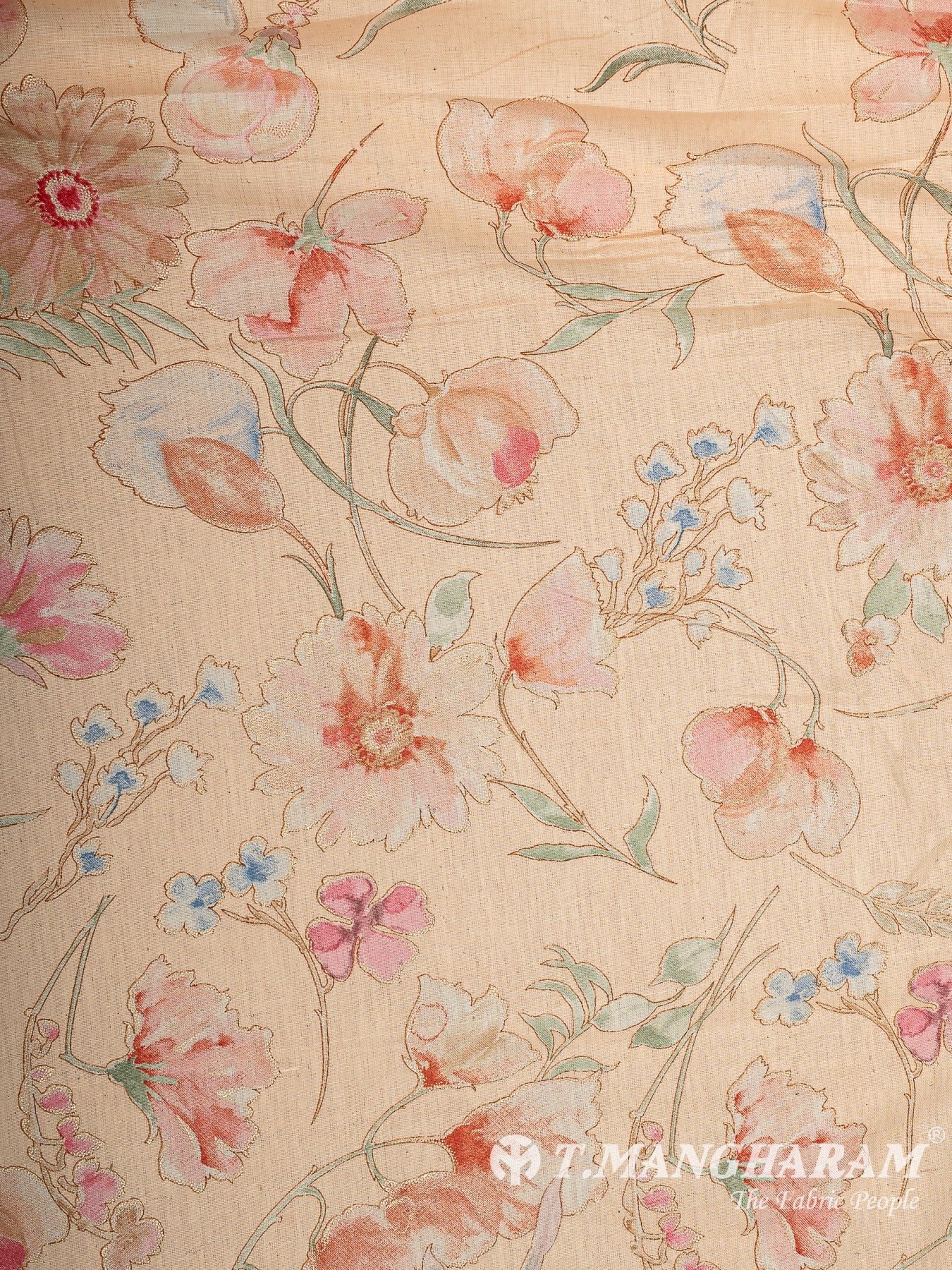 Peach Cotton Fabric - EB10807
