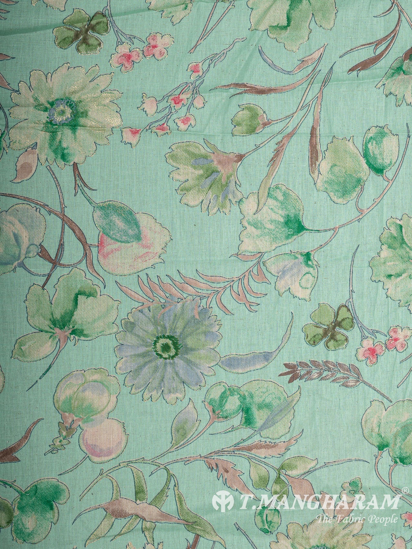 Green Cotton Fabric - EB10808