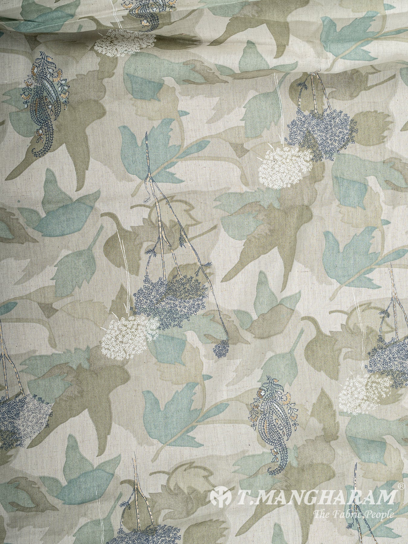 Green Cotton Fabric - EB10809