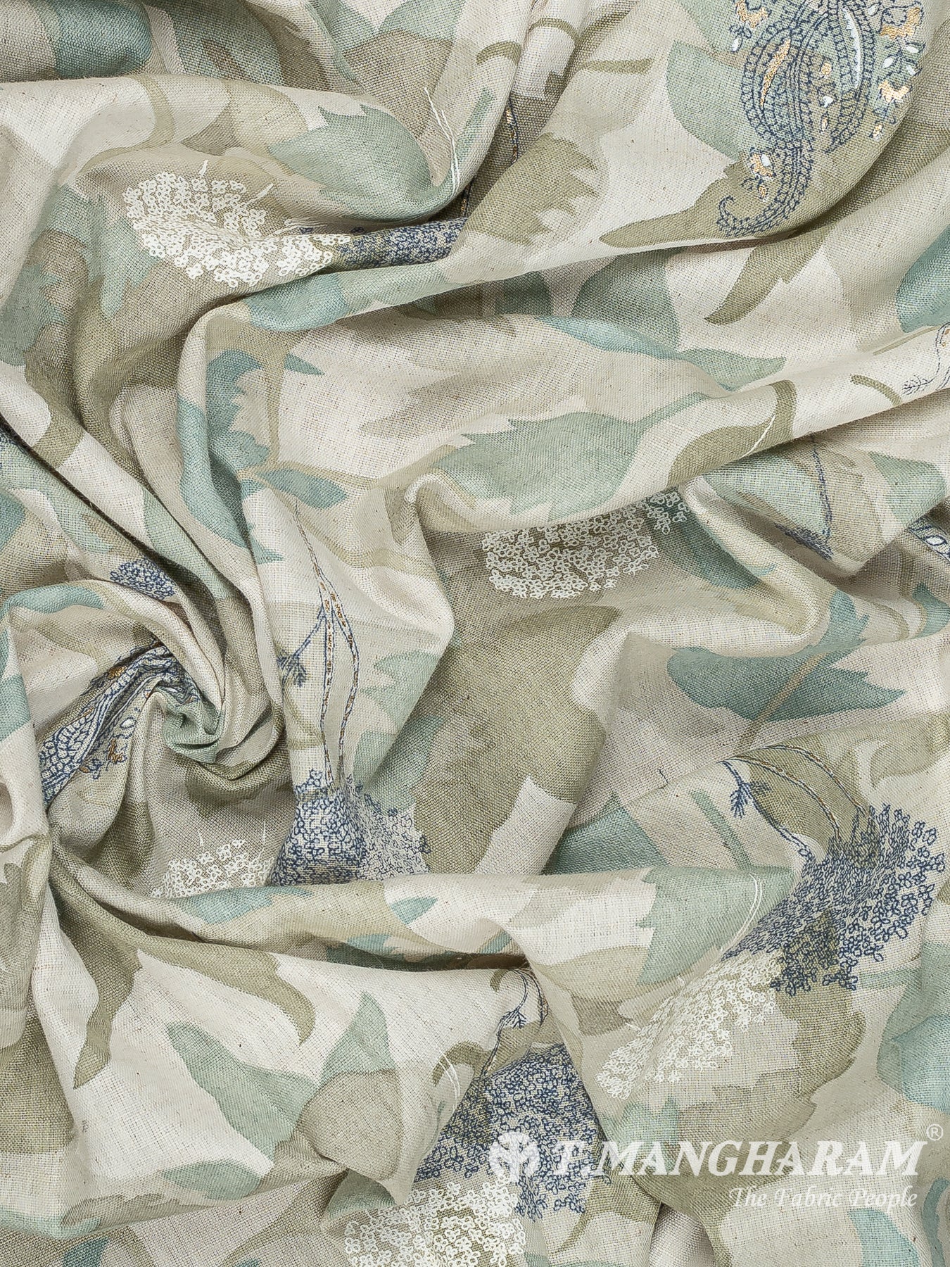 Green Cotton Fabric - EB10809