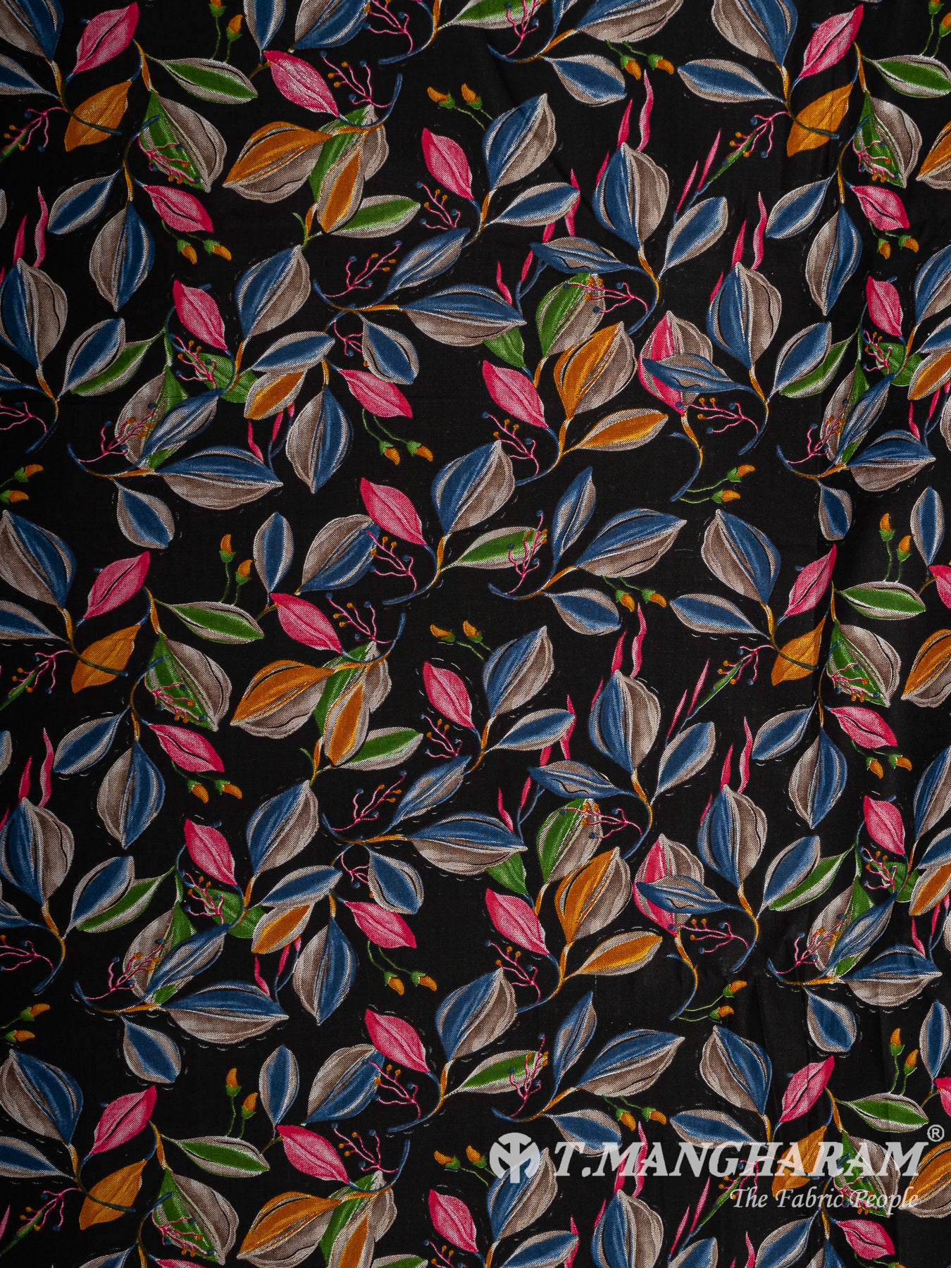 Black Cotton Fabric - EC13788
