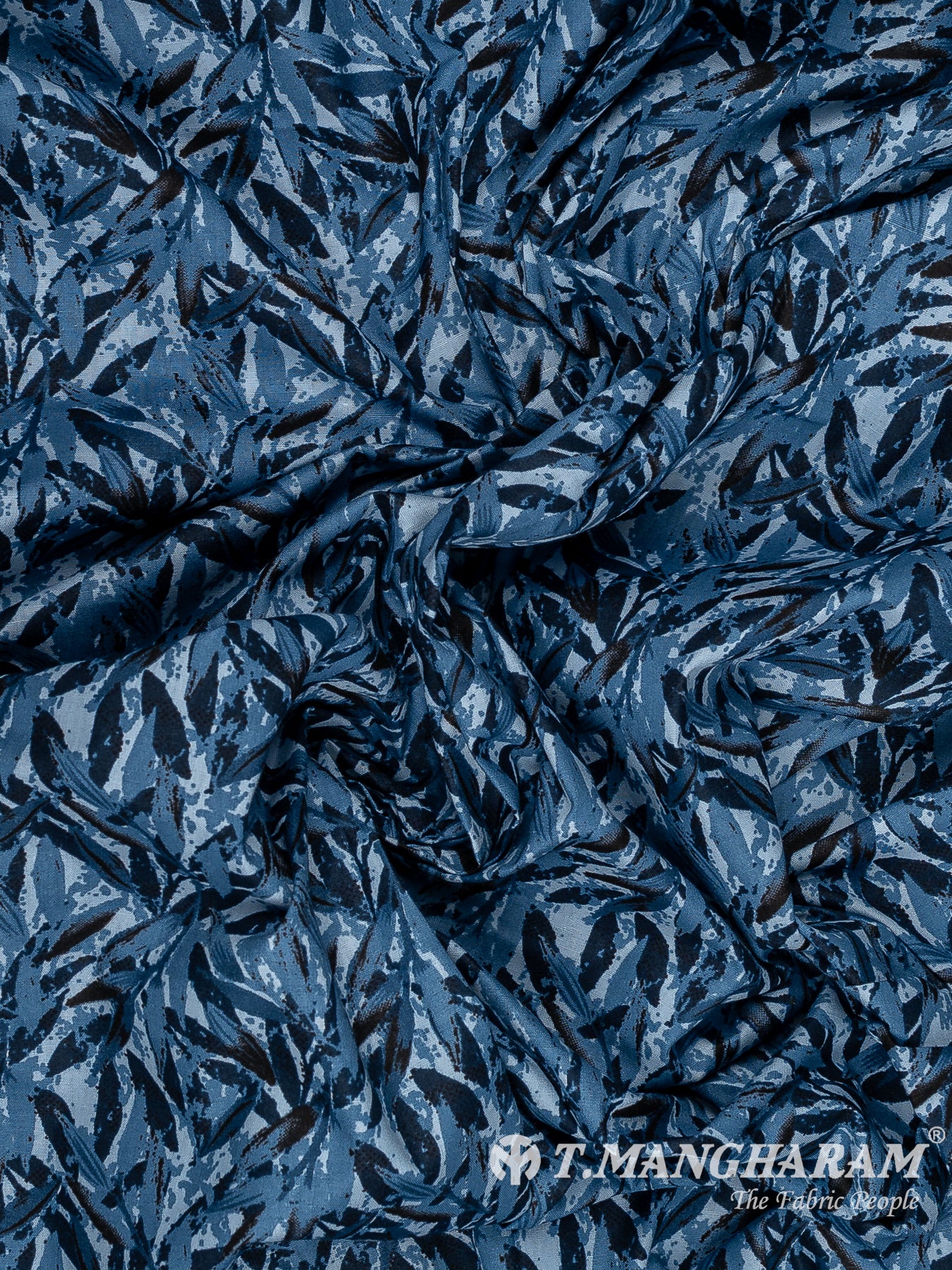 Blue Cotton Fabric - EC13797