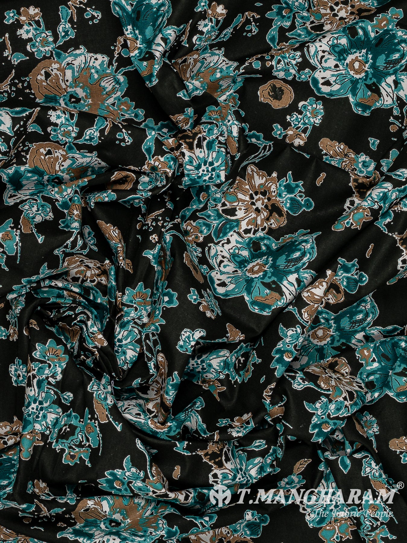 Black Cotton Fabric - EC13793