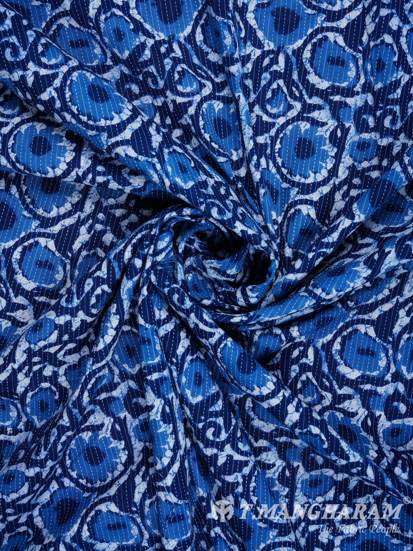 Indigo Cotton Fabric - EC0862 VIEW-1