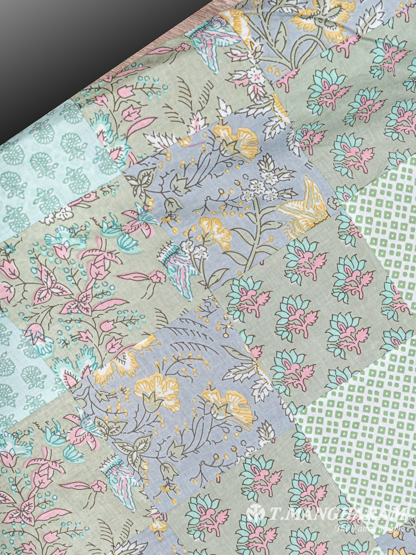 Multicolor Cotton Fabric - EA2134 view-2