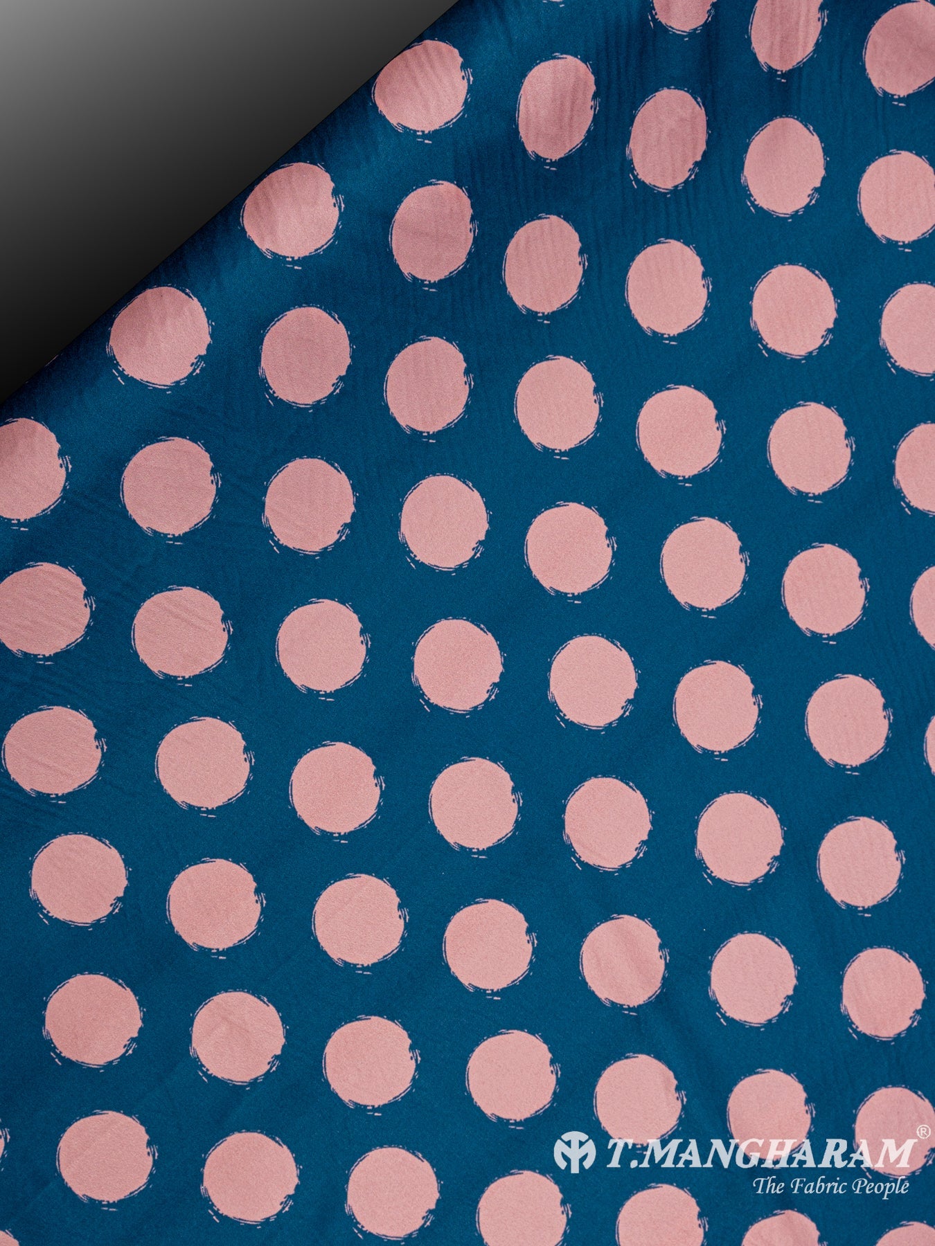 Blue Crepe Fabric - EC4926 view-2