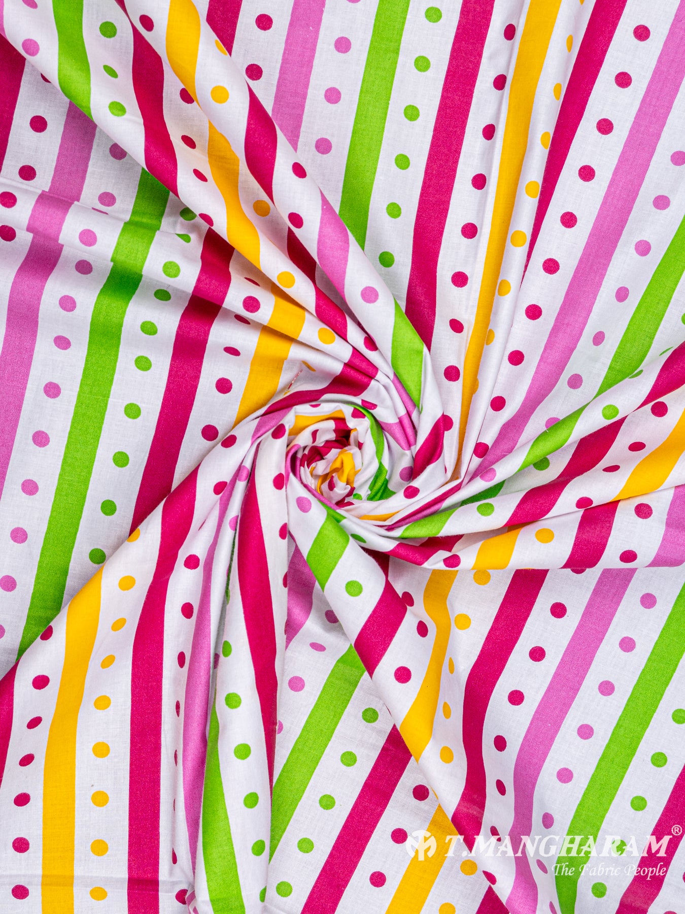 White Cotton Fabric - EC6515 view-3