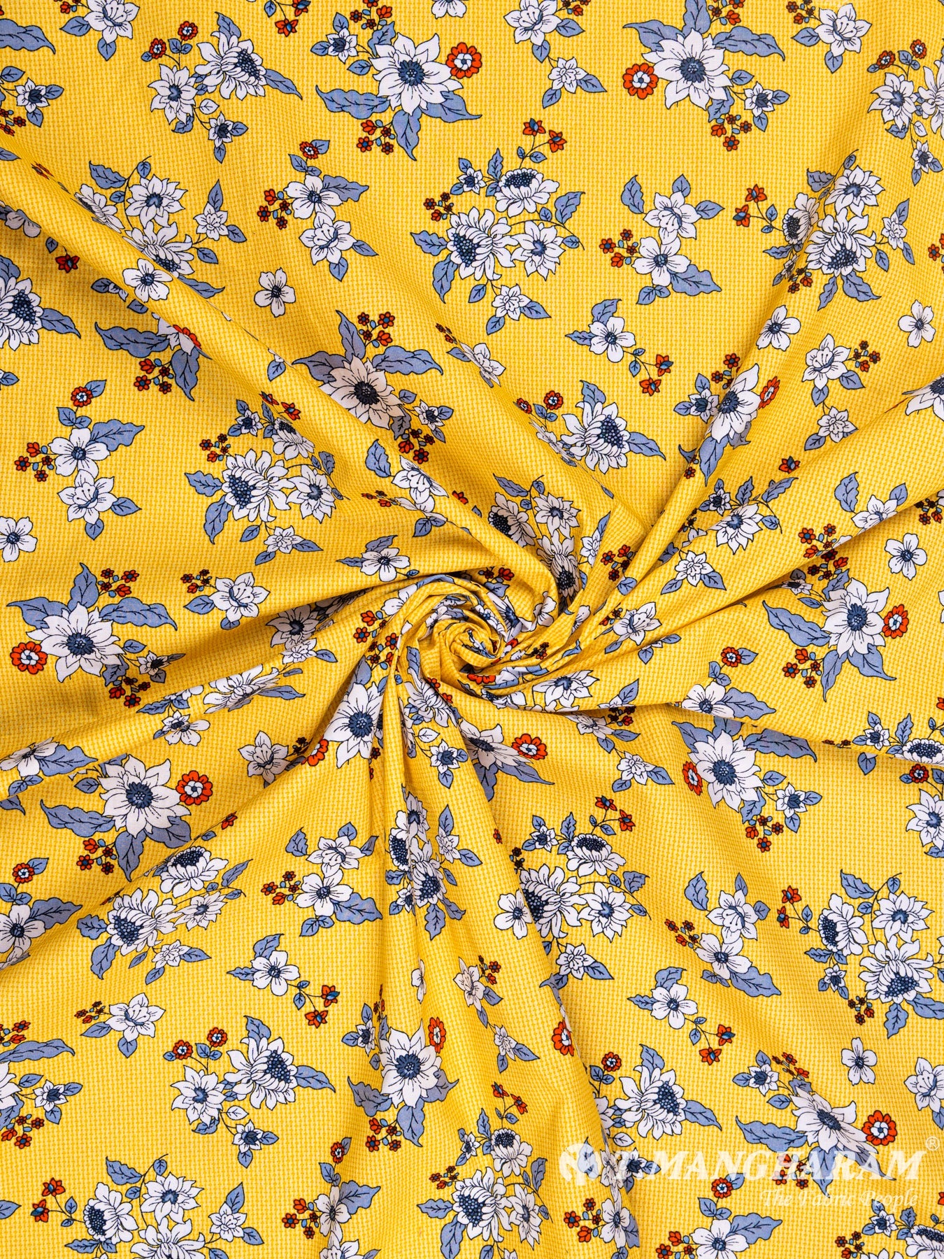 Yellow Cotton Fabric - EC4209 view-1