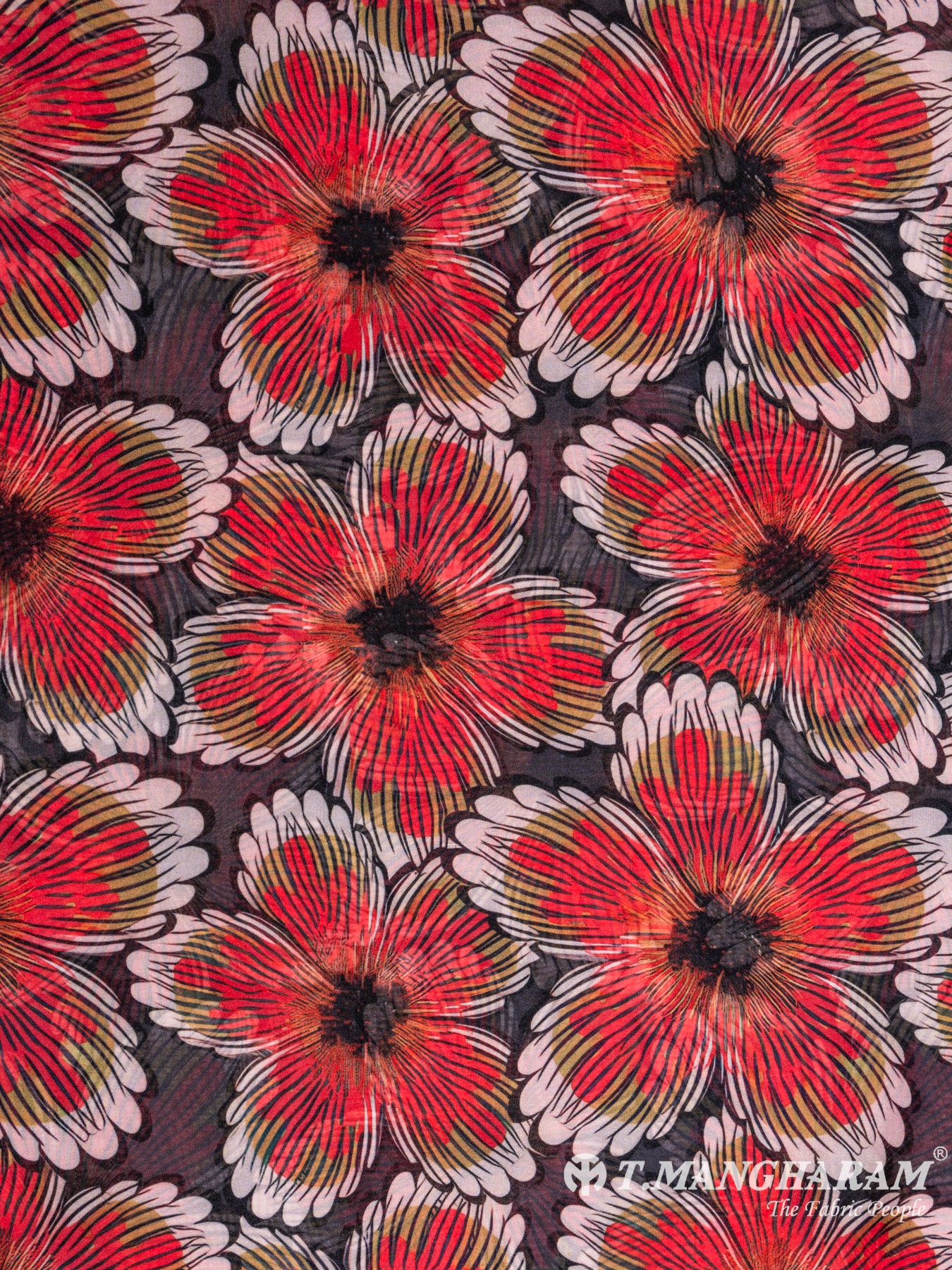 Black Organza Tissue Fabric - EC7032 view-3
