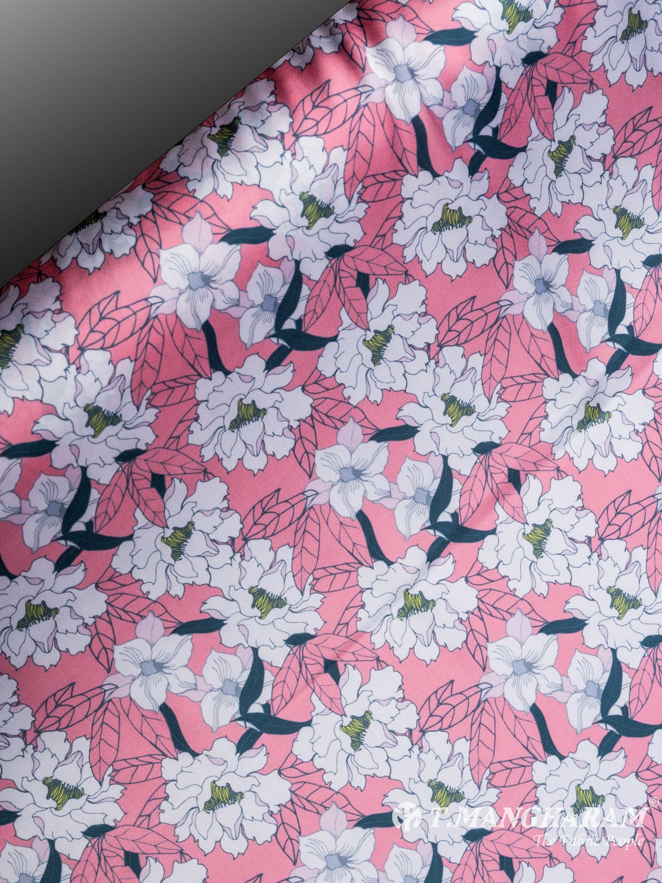 Pink Satin Fabric - EC7061 view-2