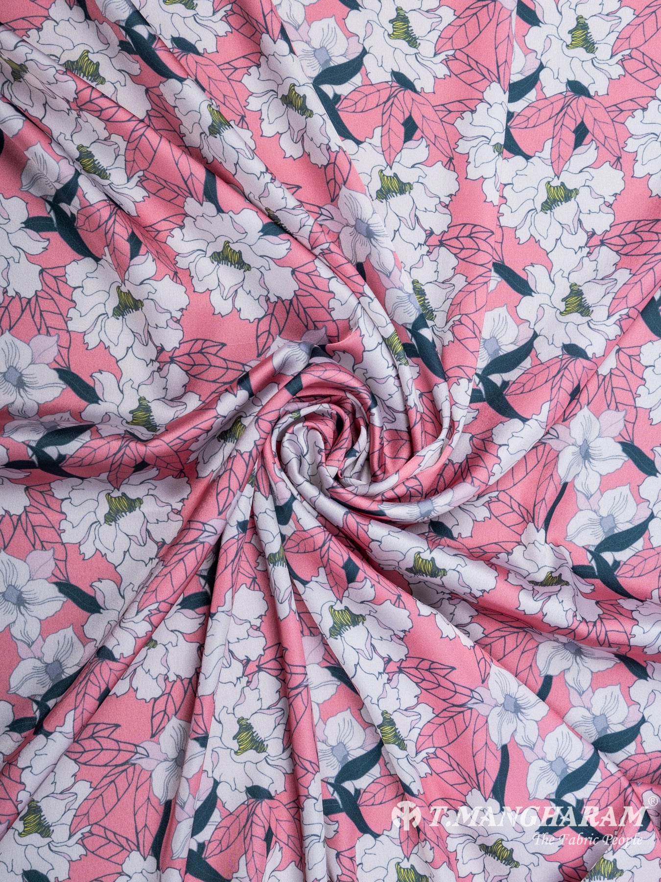 Pink Satin Fabric - EC7061 view-1