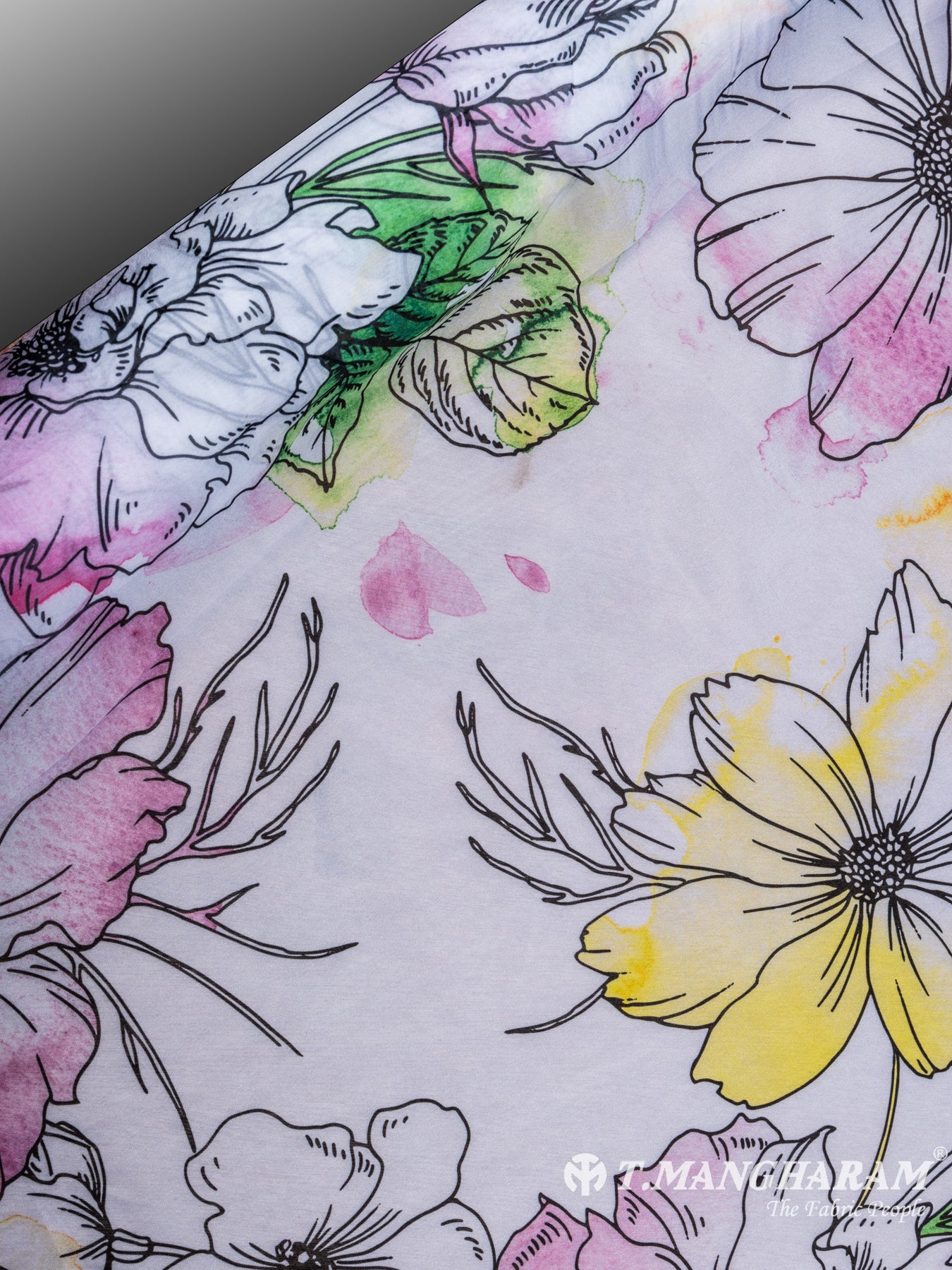Violet Organza Tissue Fabric - EC7044 view-2