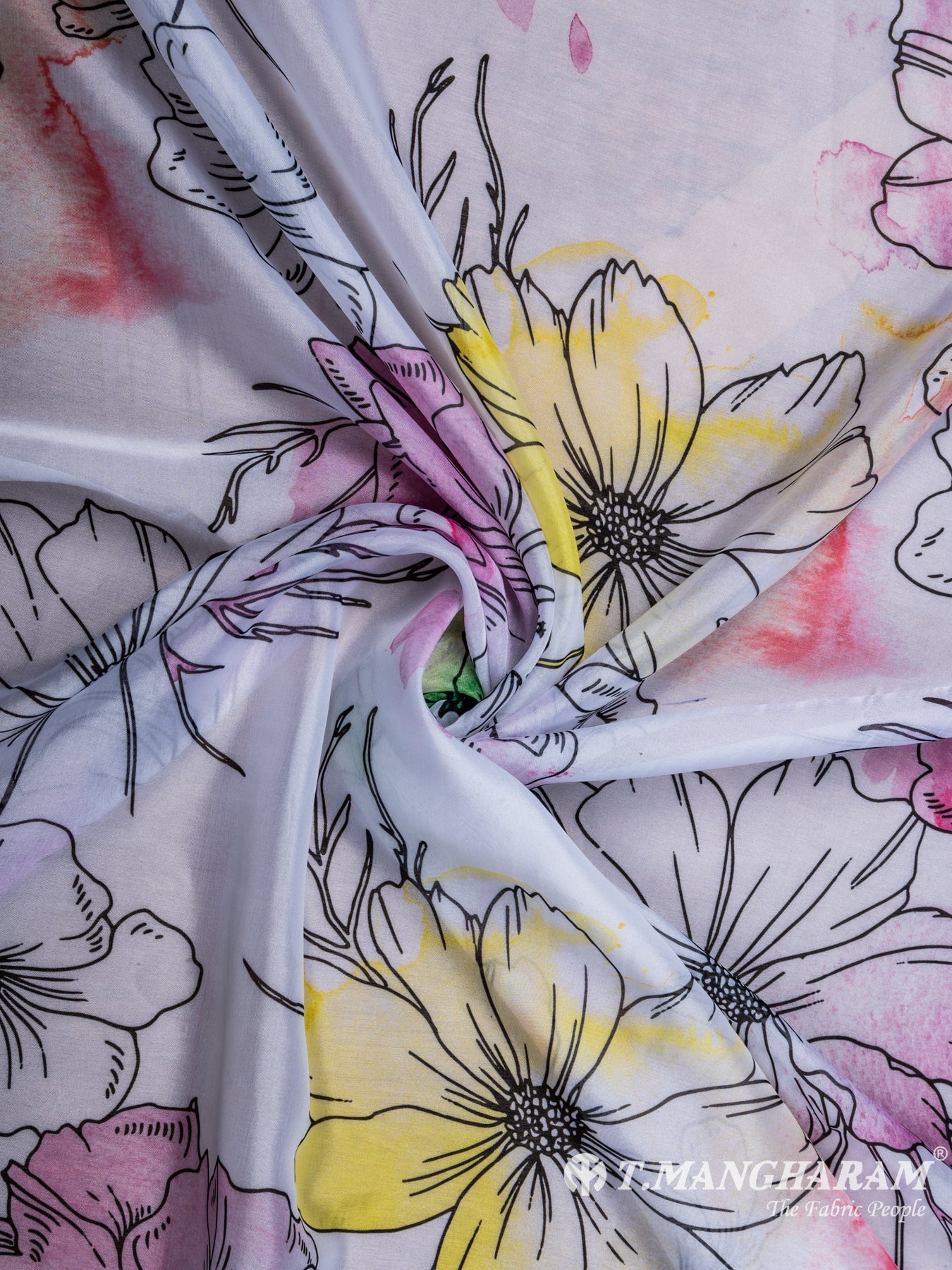 Violet Organza Tissue Fabric - EC7044 view-1