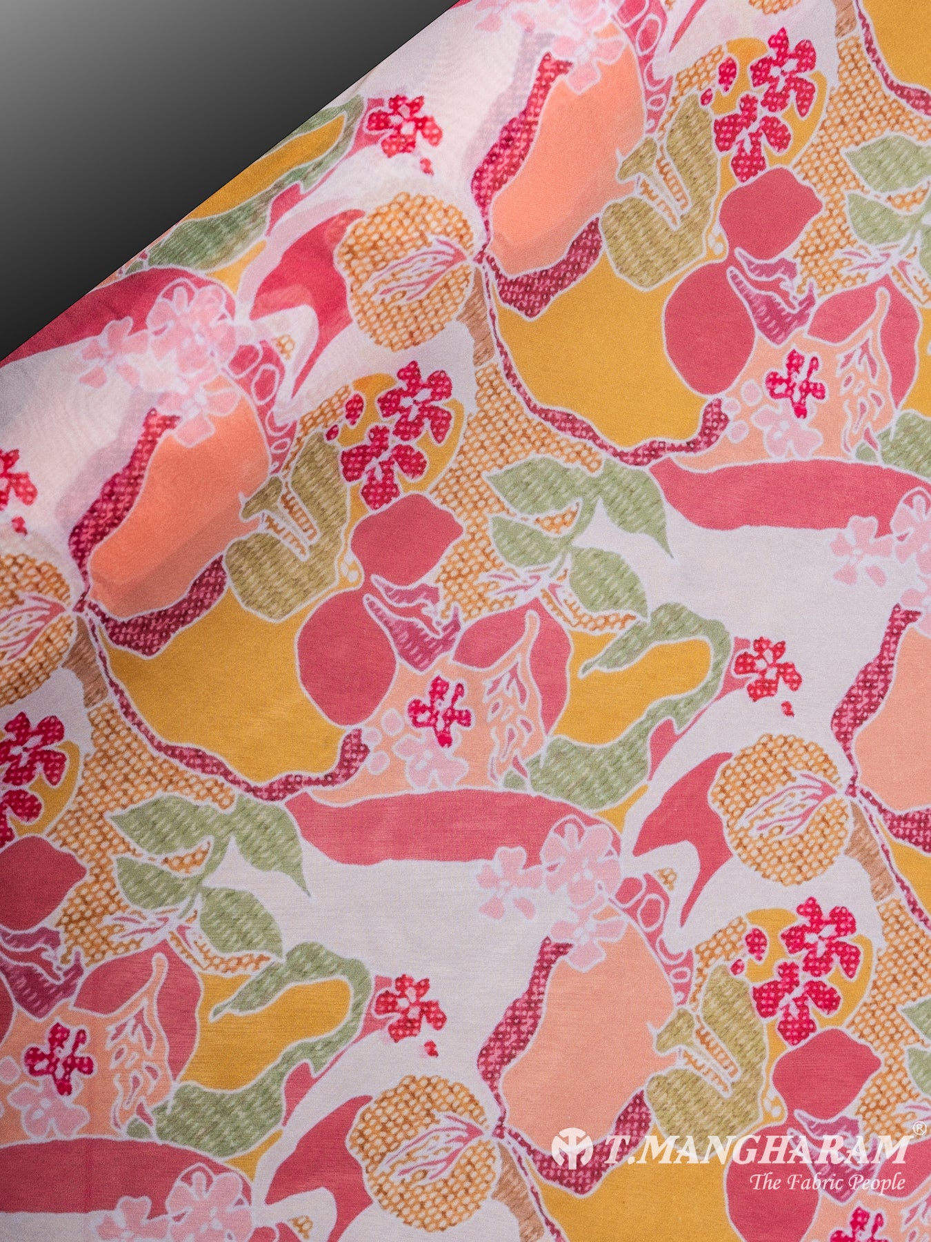 Multicolor Tissue Organza Fabric - EC7089 view-2