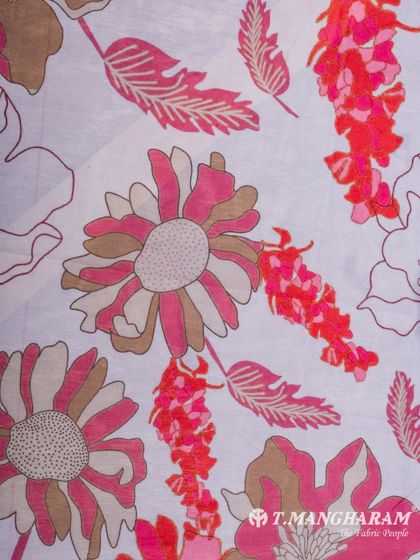 Multicolor Tissue Organza Fabric - EC7092 view-3
