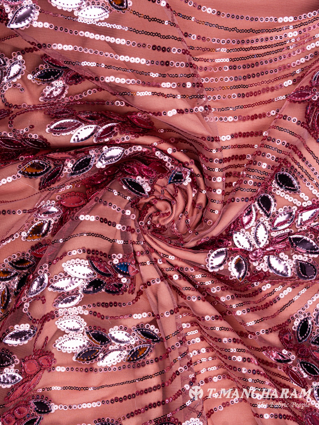 Violet Fancy Net Fabric - EB4187 view-1