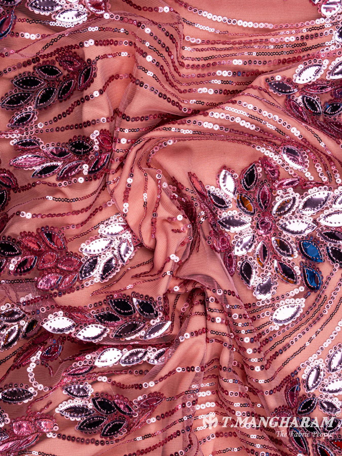 Violet Fancy Net Fabric - EB4187 view-4