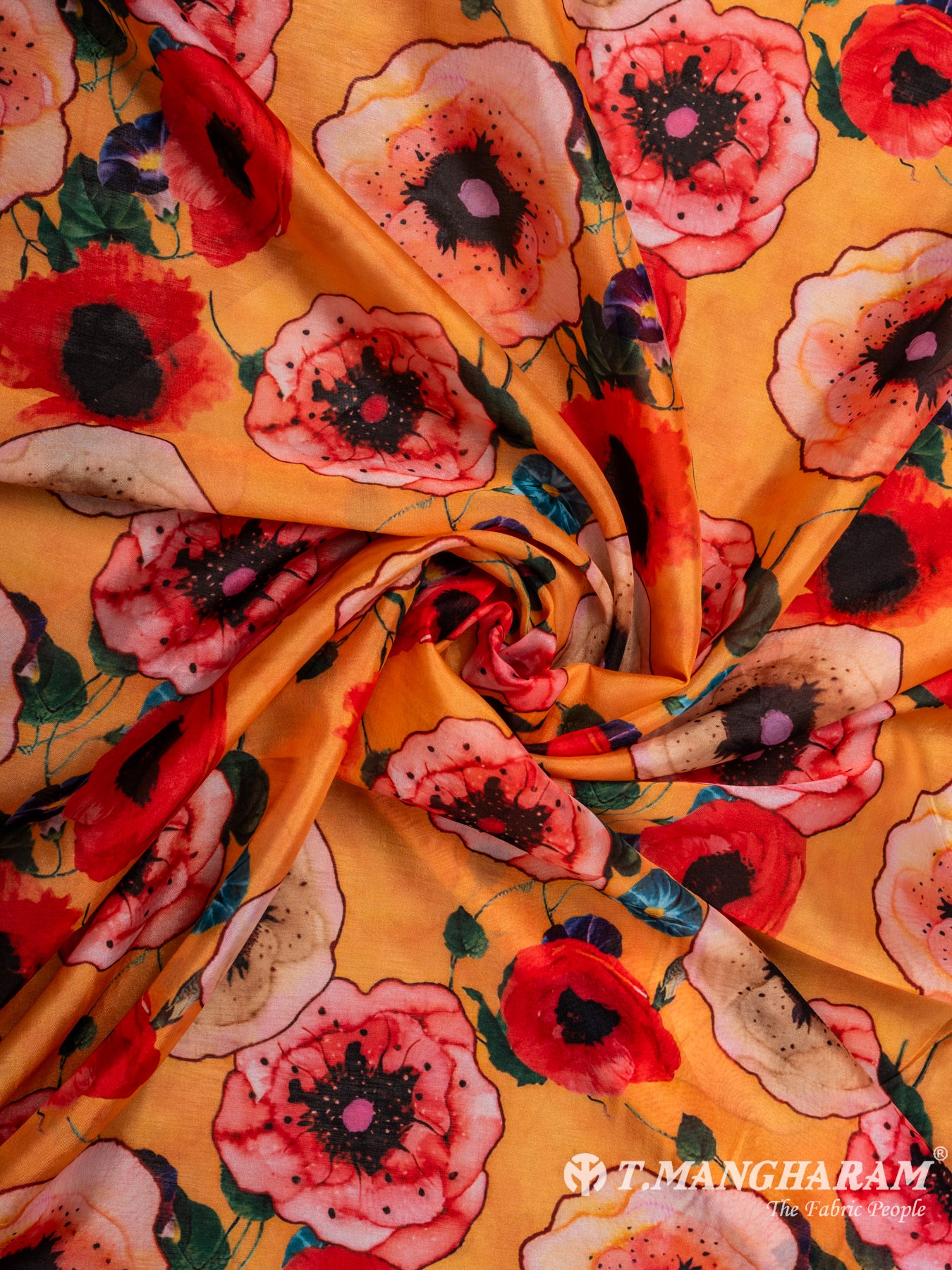 Yellow Organza Tissue Fabric - EC7052 view-1
