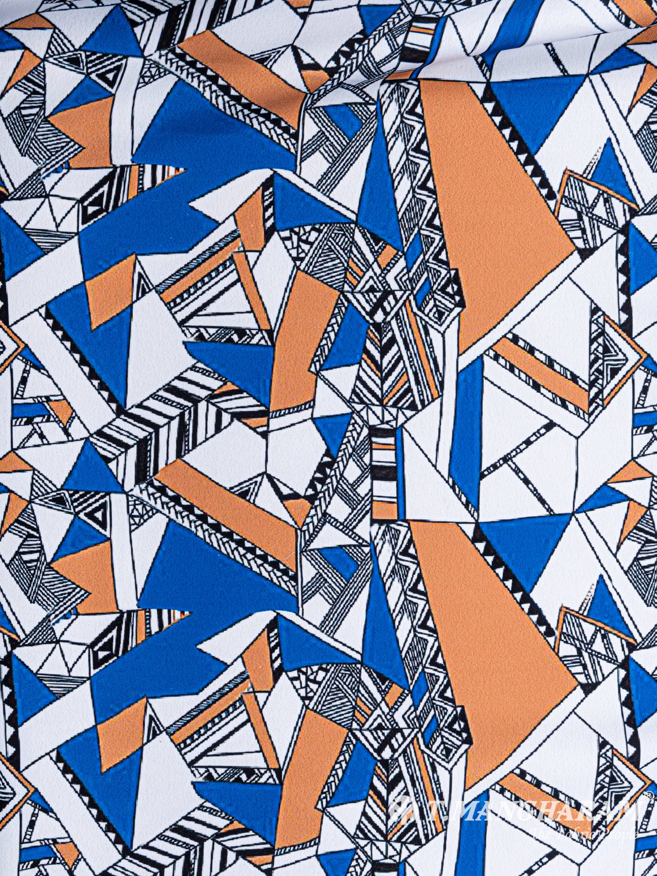 Multicolor Crepe Fabric - EC5402 view-3