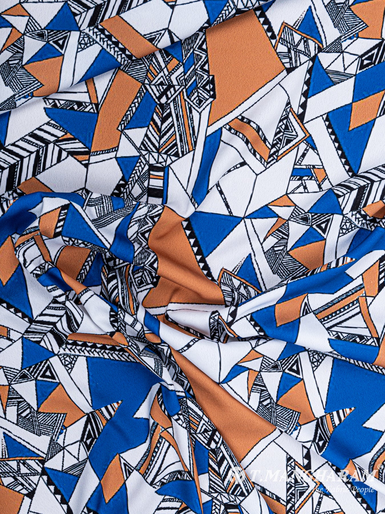 Multicolor Crepe Fabric - EC5402 view-4