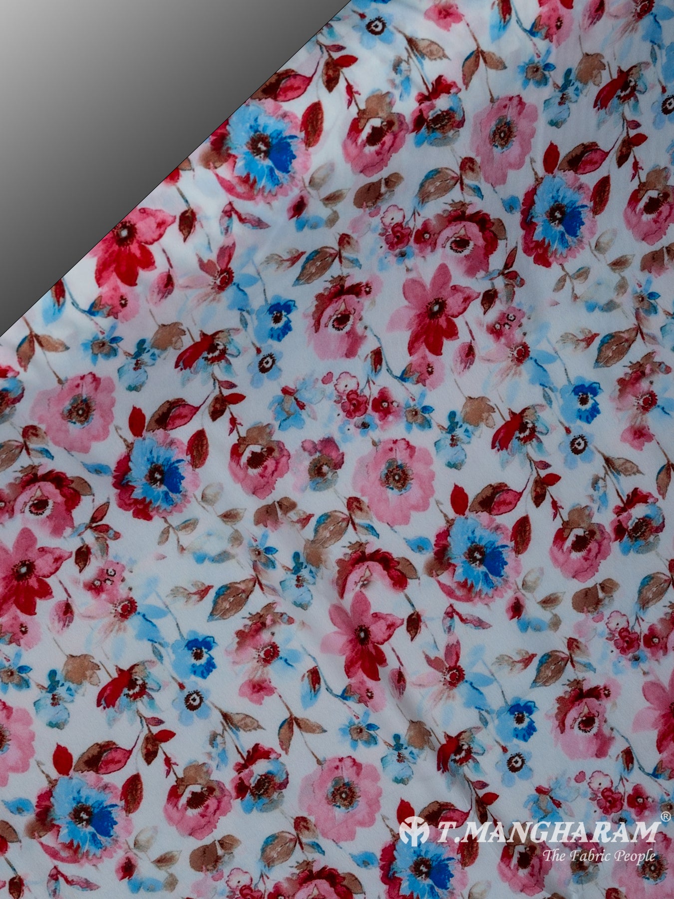 White Crepe Fabric - EA2309 view-2