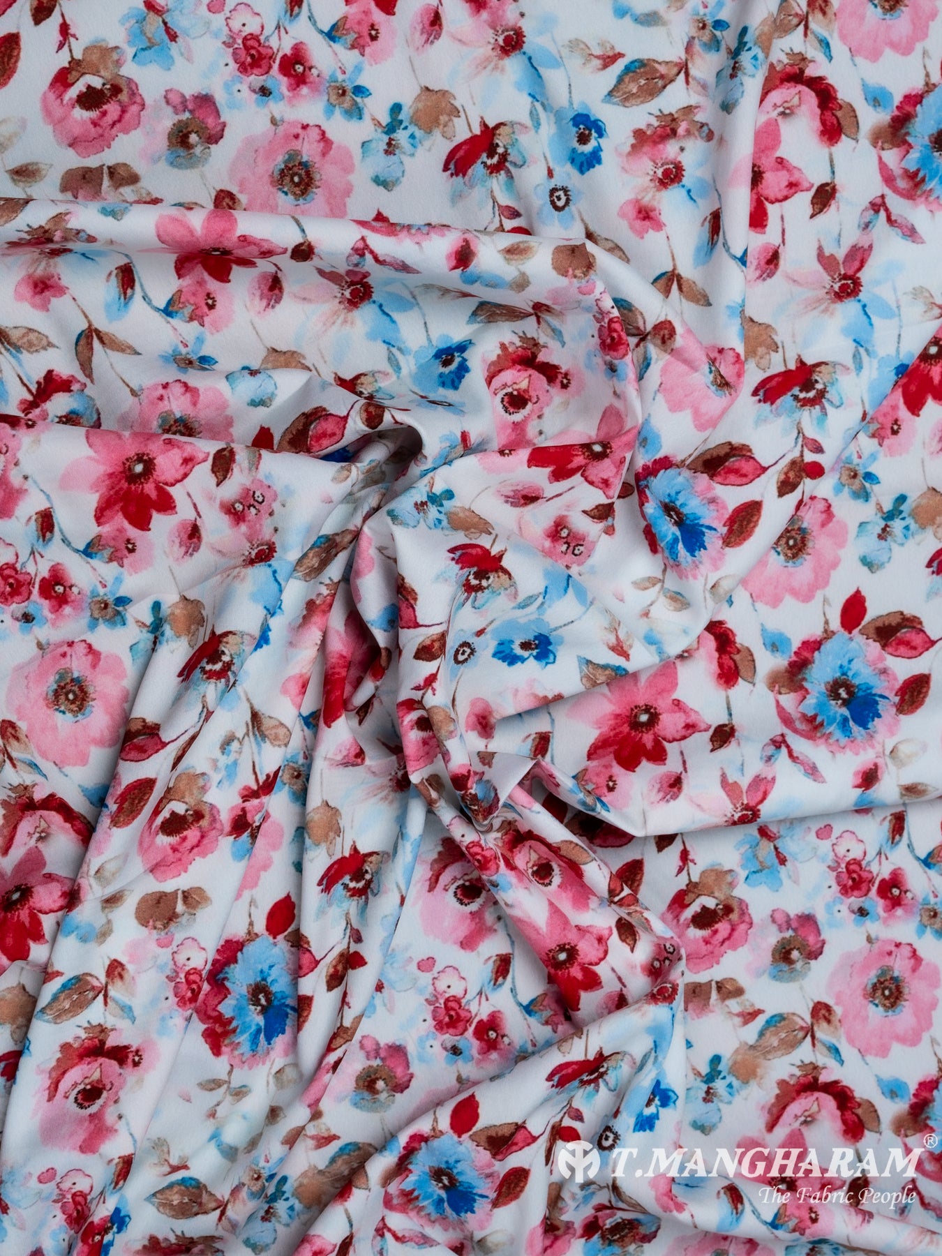 White Crepe Fabric - EA2309 view-4