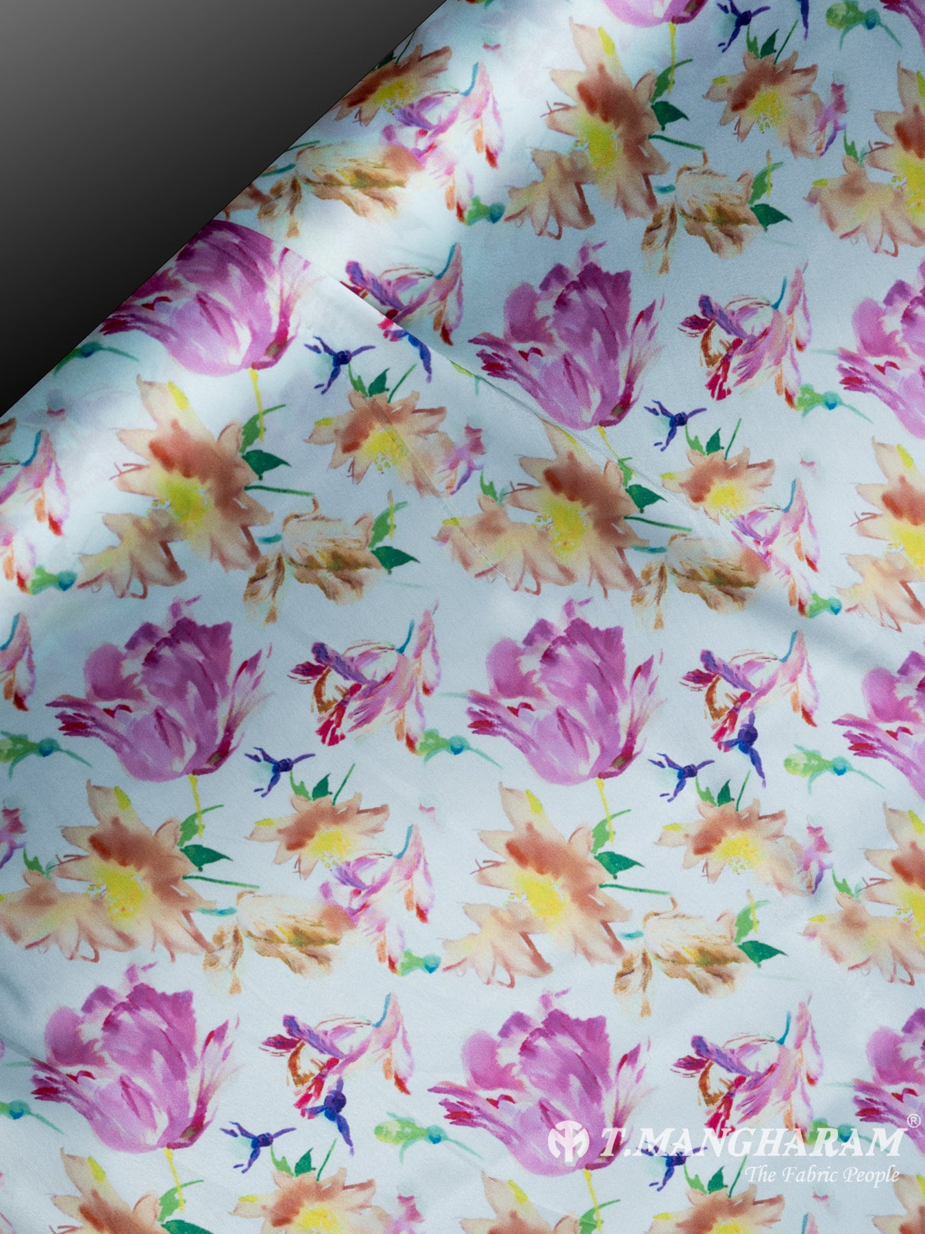 Multicolor Satin Fabric - EA2304 view-2